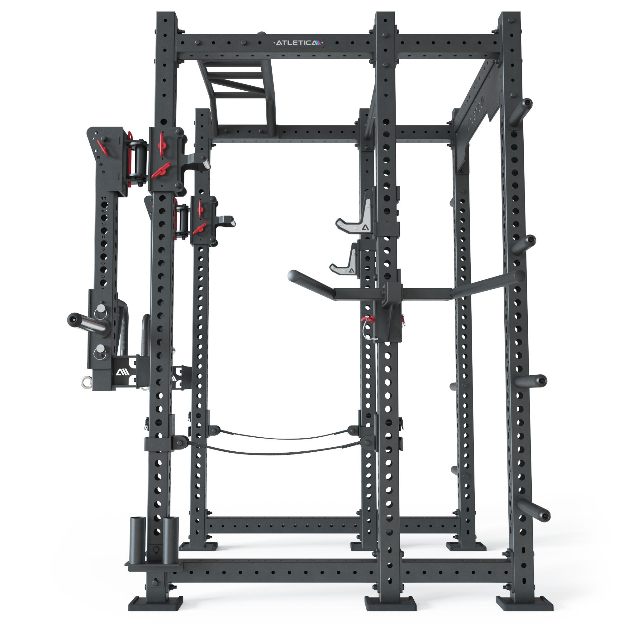 R8-Strike Power Rack | 6-Pfosten-Rack mit Jammer Arms | 279 kg 4/7