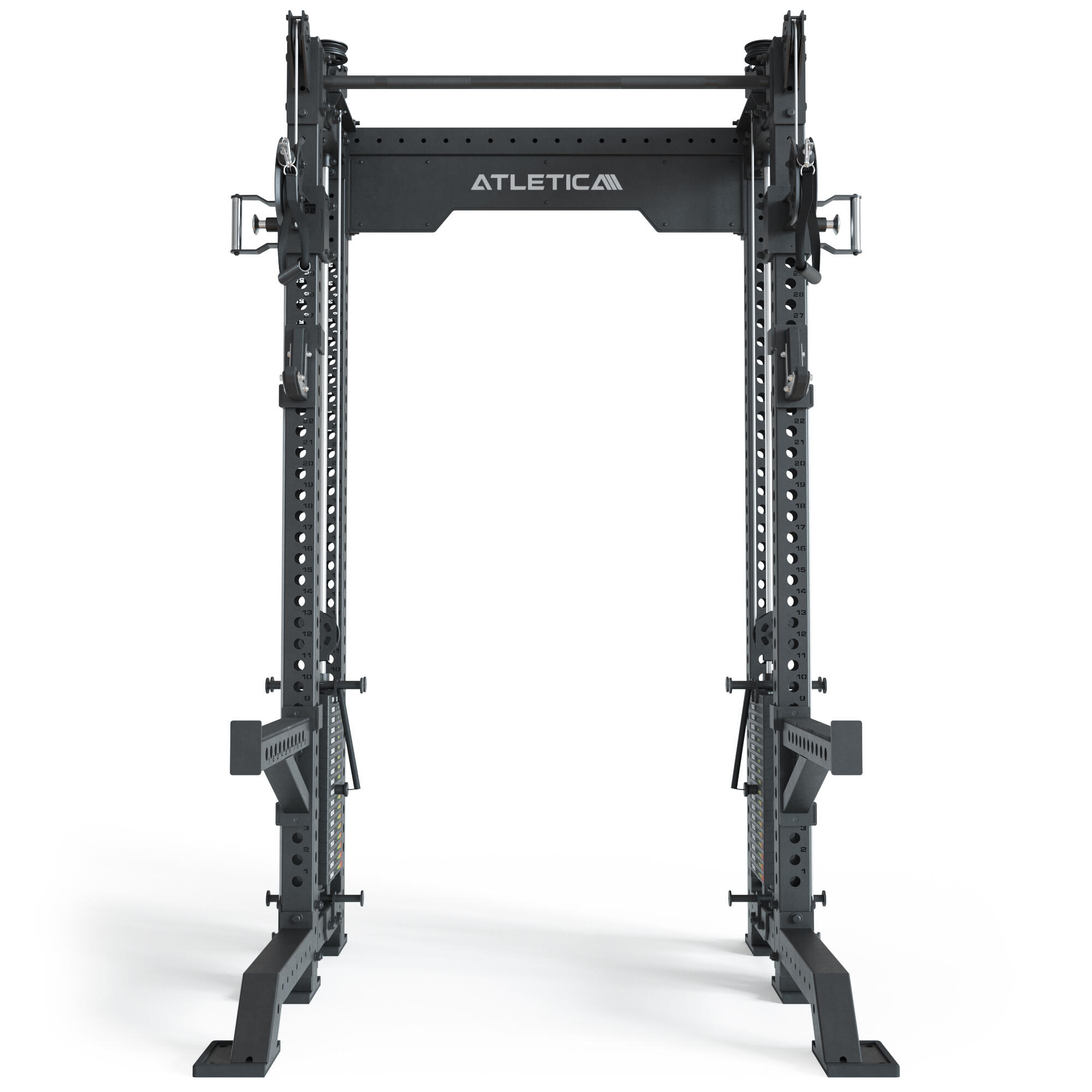 R8-Bradley Kabelzug Station | 2x95kg seitlichen Gewichtsblocks | Kurz 3/6