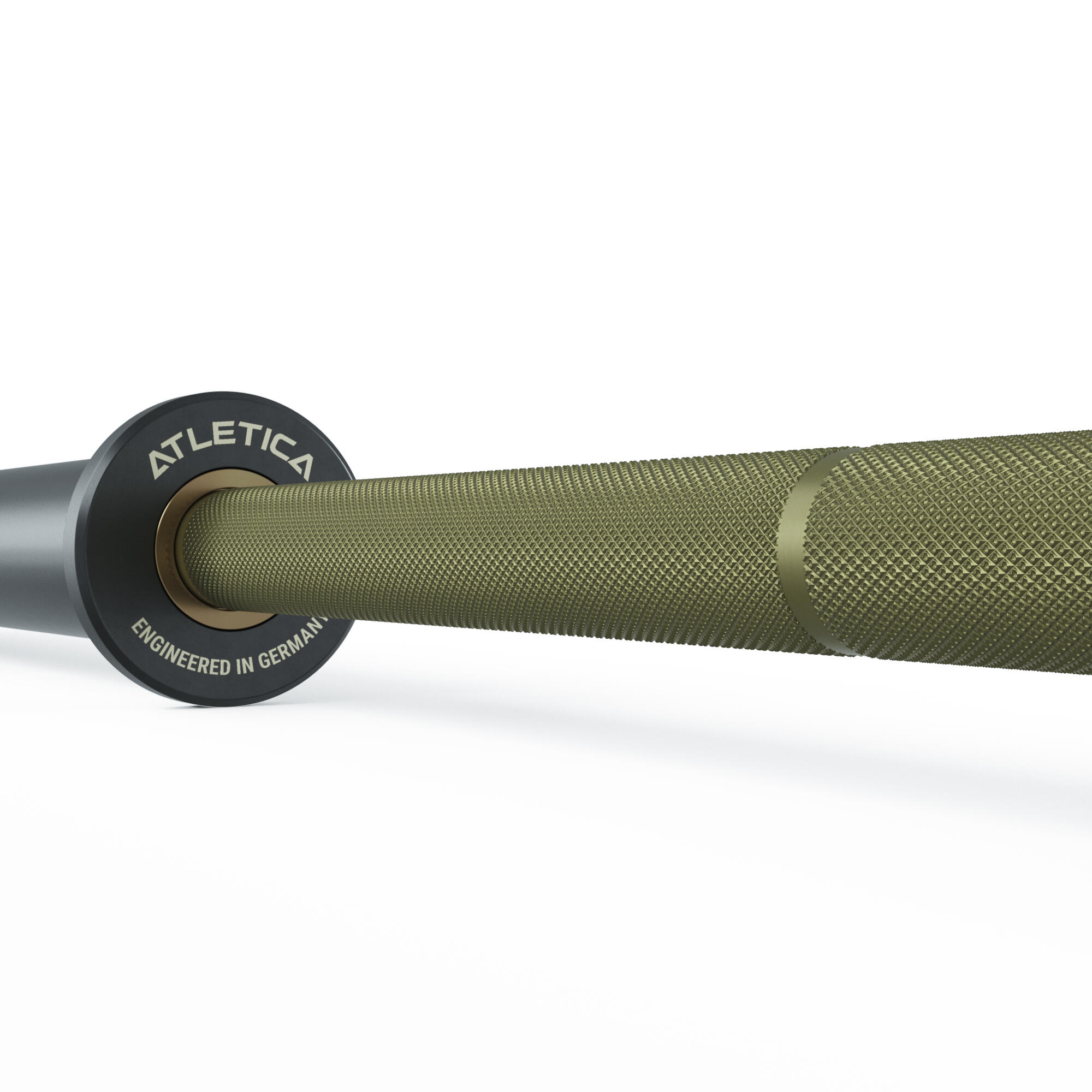 Langhantel Set |Beta Powerlifting | Military Green |Kraft und Präzision 3/7