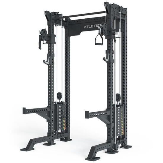 R8-Bradley Kabelzug Station | 2x90kg seitlichen Gewichtsblocks | Kurz