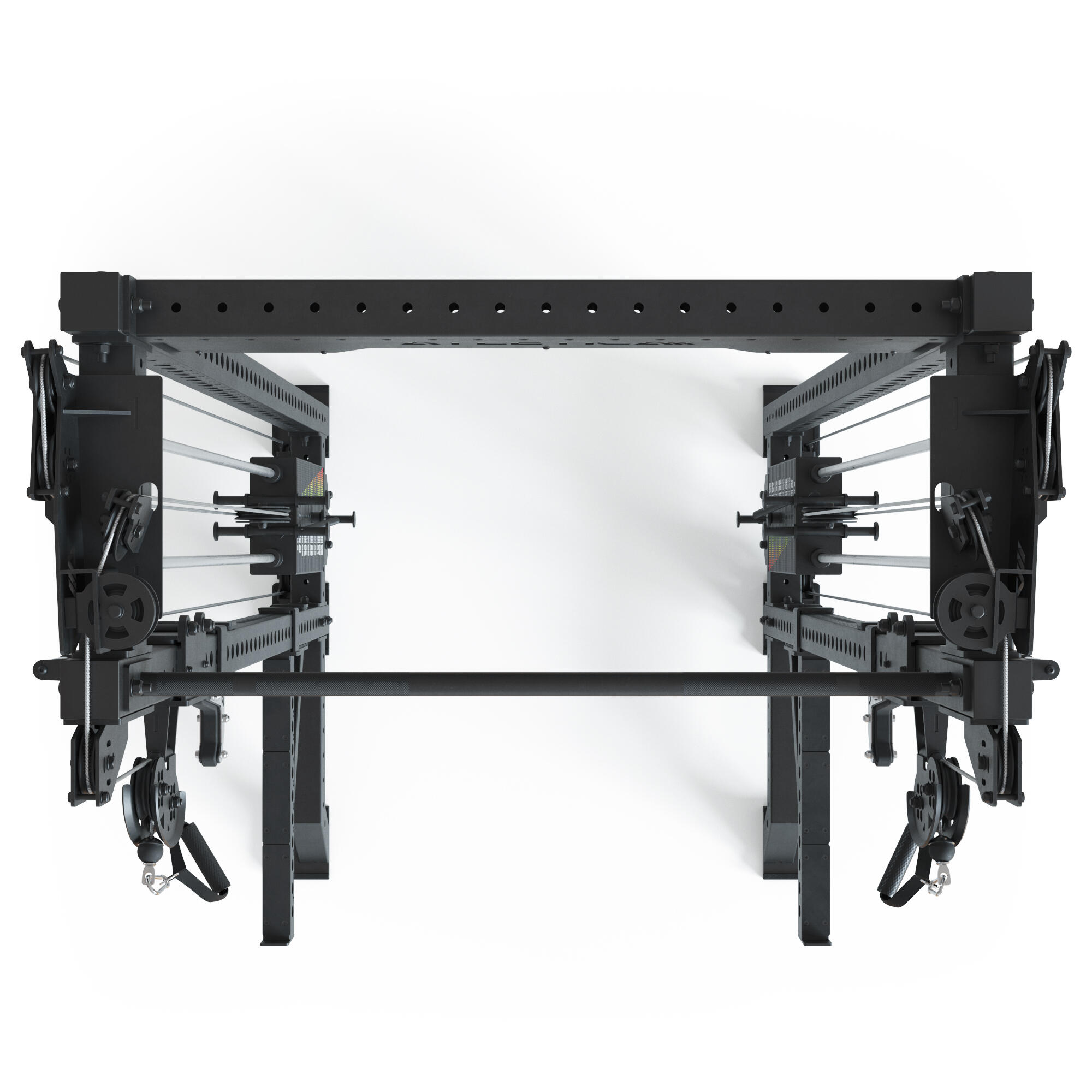 R8-Bradley Kabelzug Station | 2x95kg seitlichen Gewichtsblocks | Kurz 5/6