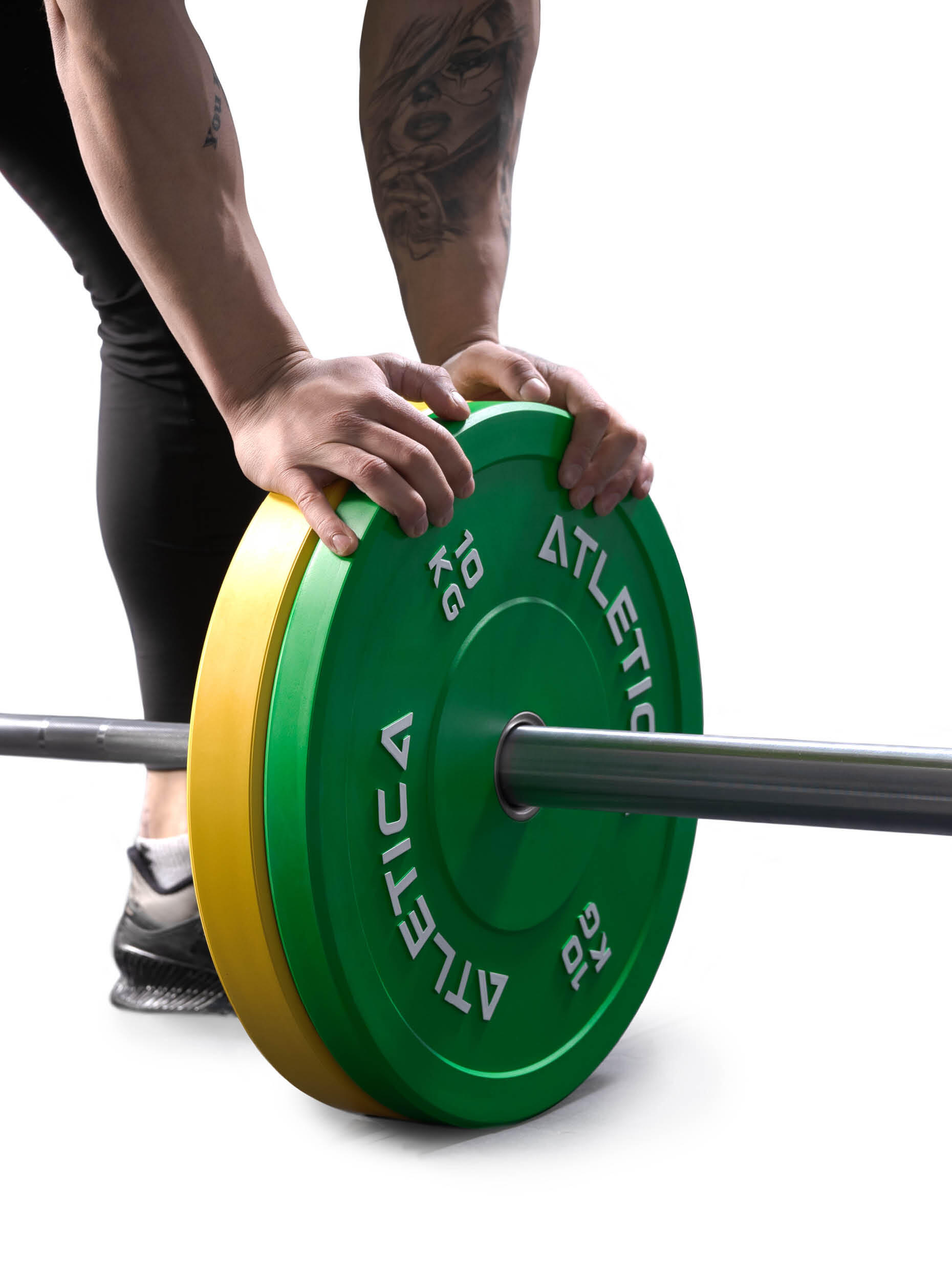 Color Bumper Plates | 2x10kg |Ø 50 mm Edelstahlring |Robust & langlebig 4/4