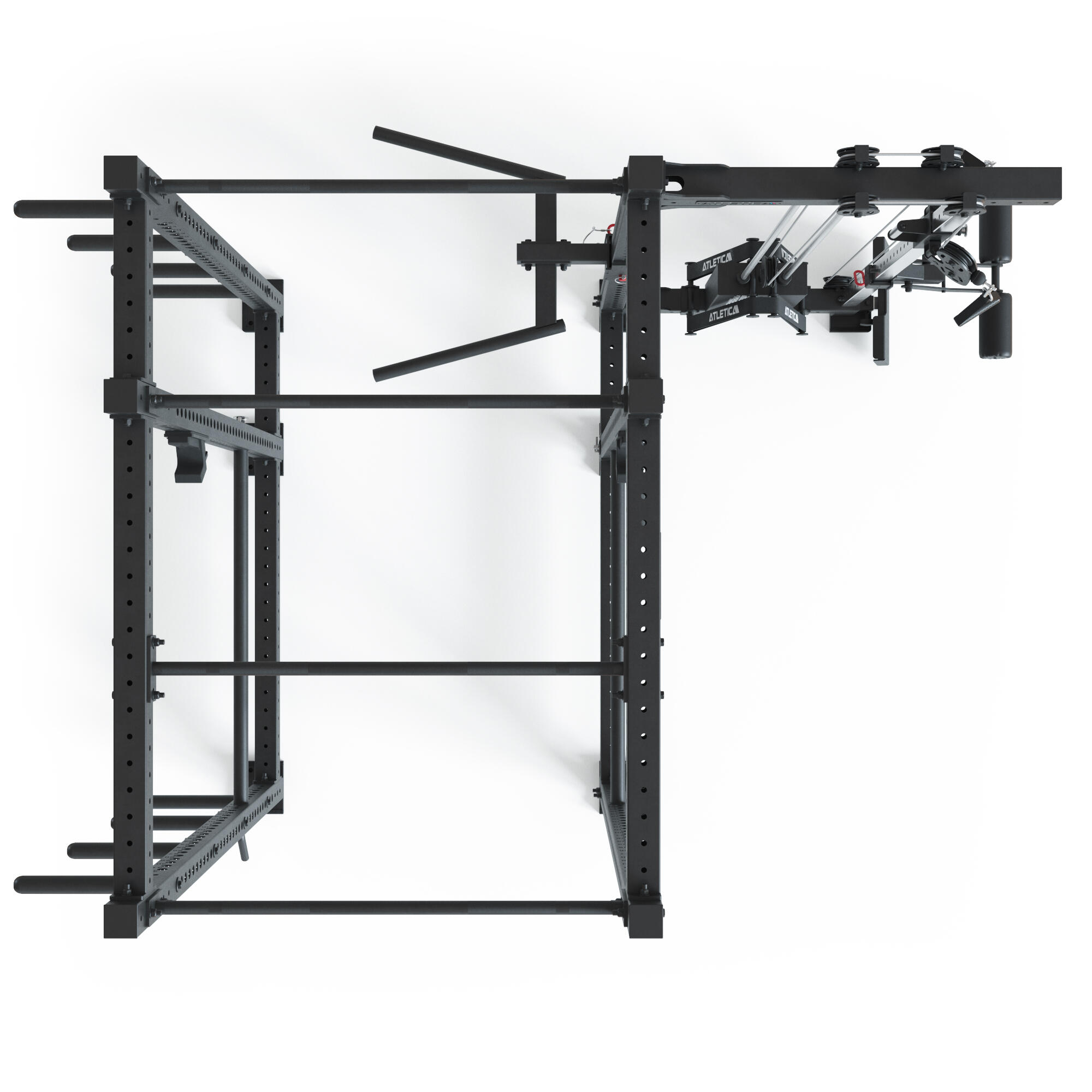 R8-Raptor PRO Power Rack | Cable Rack 90 kg Stack | 173x265 cm Fläche 5/7