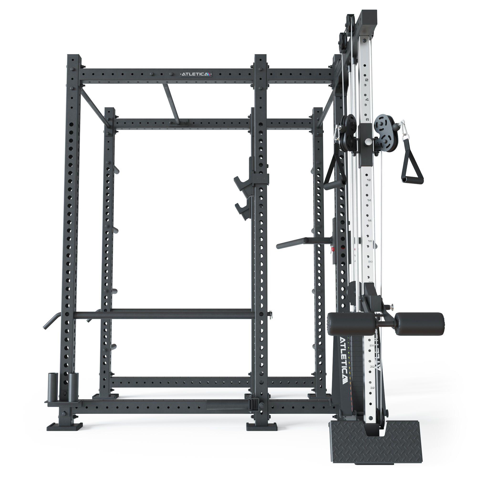 R8-Raptor PRO Power Rack | Cable Rack 90 kg Stack | 173x265 cm Fläche 4/7