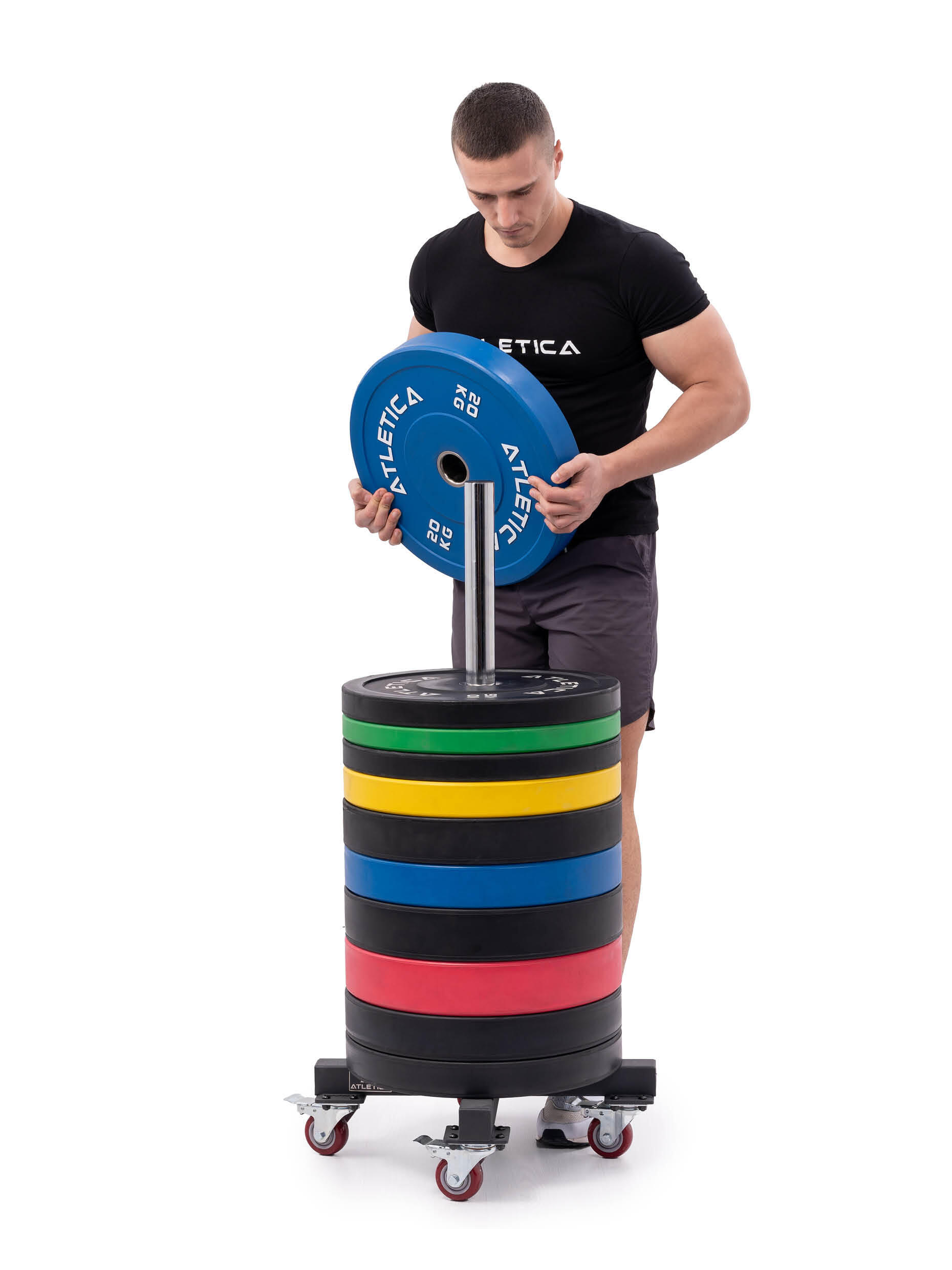 Speer | Hantelscheiben Ablage | 95cm Höhe 3/4