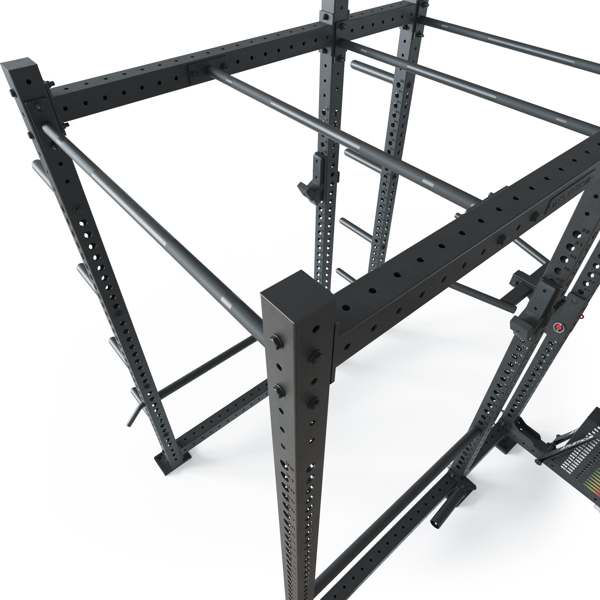 R8-Raptor PRO Power Rack | Cable Rack 90 kg Stack | 173x265 cm Fläche 7/7