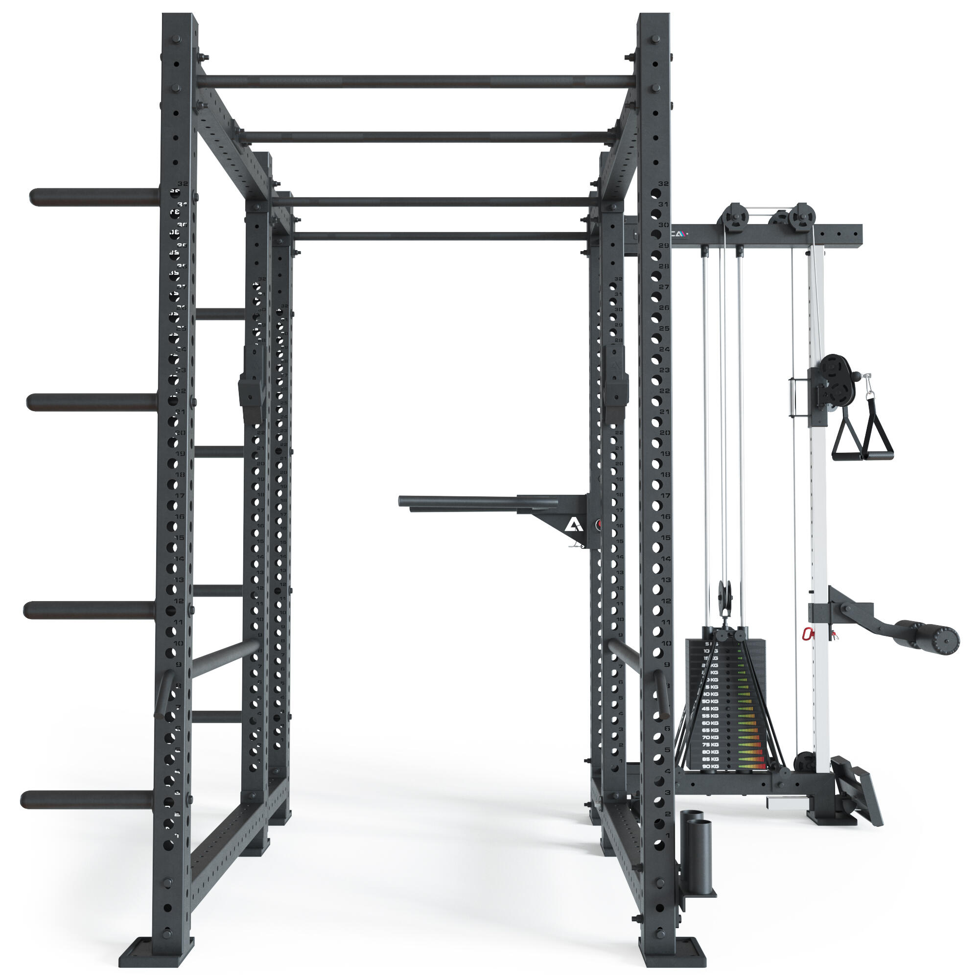 R8-Raptor PRO Power Rack | Cable Rack 90 kg Stack | 173x265 cm Fläche 2/7