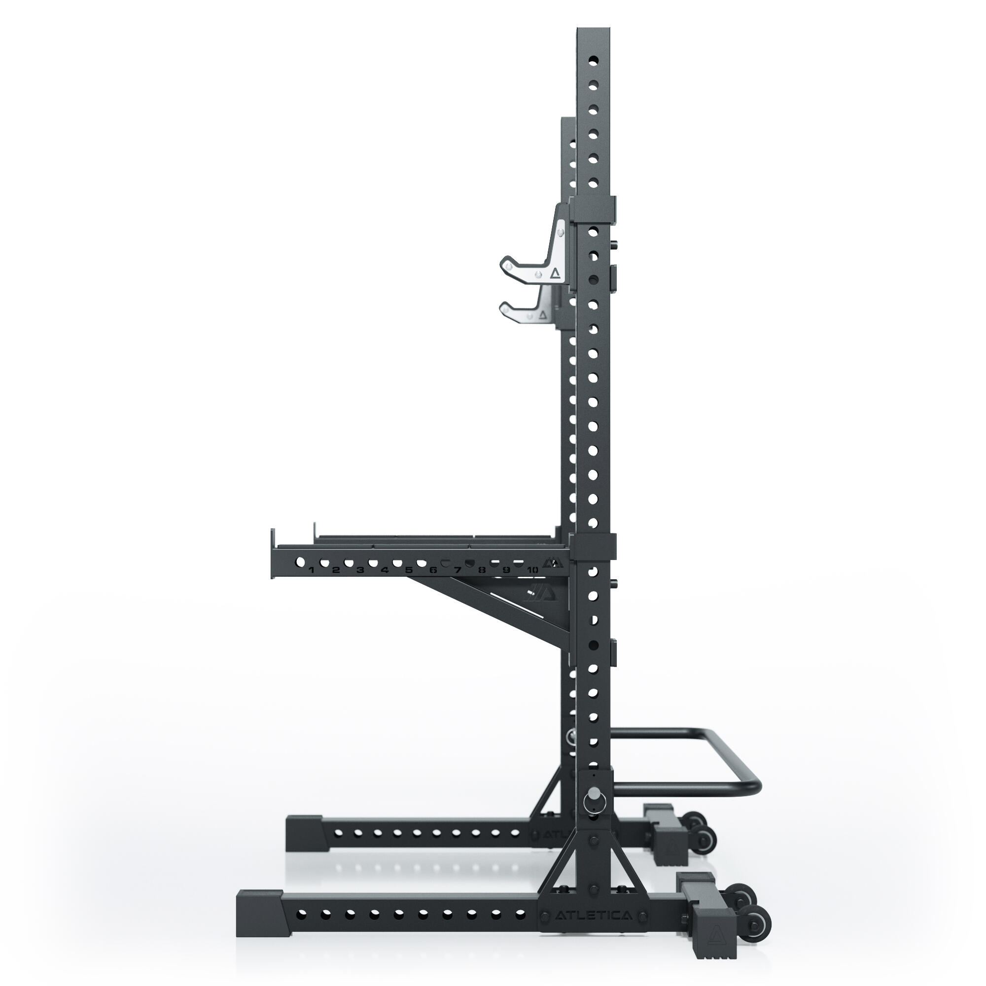 R7 Squat Rack Freihstehend mit nur 195 cm für niedrige Räume geeignet 3/7