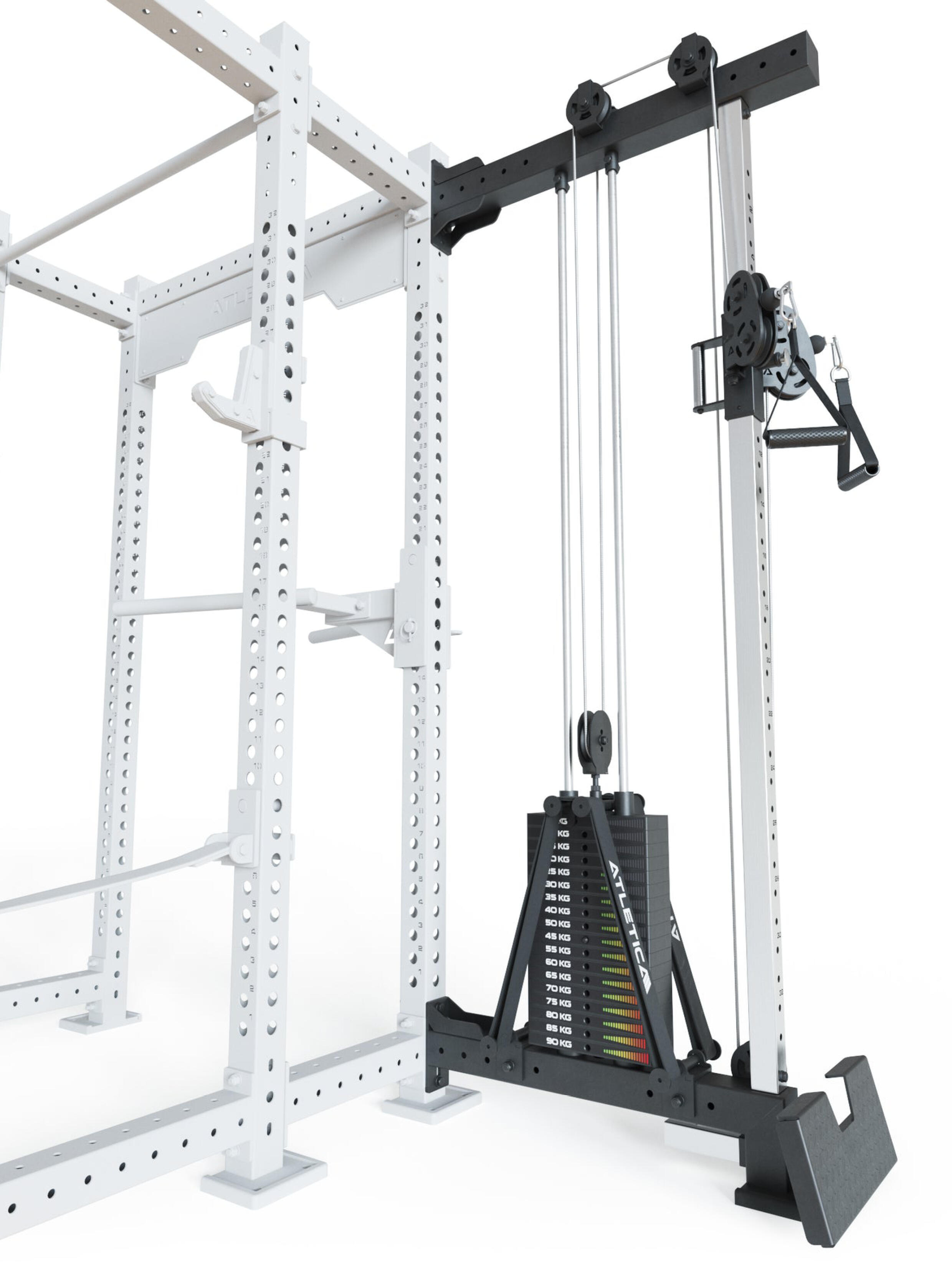 R8-Pro Pulley Kabelzug | Мit 90 kg Steckgewicht | 34-fach verstellbar 2/7