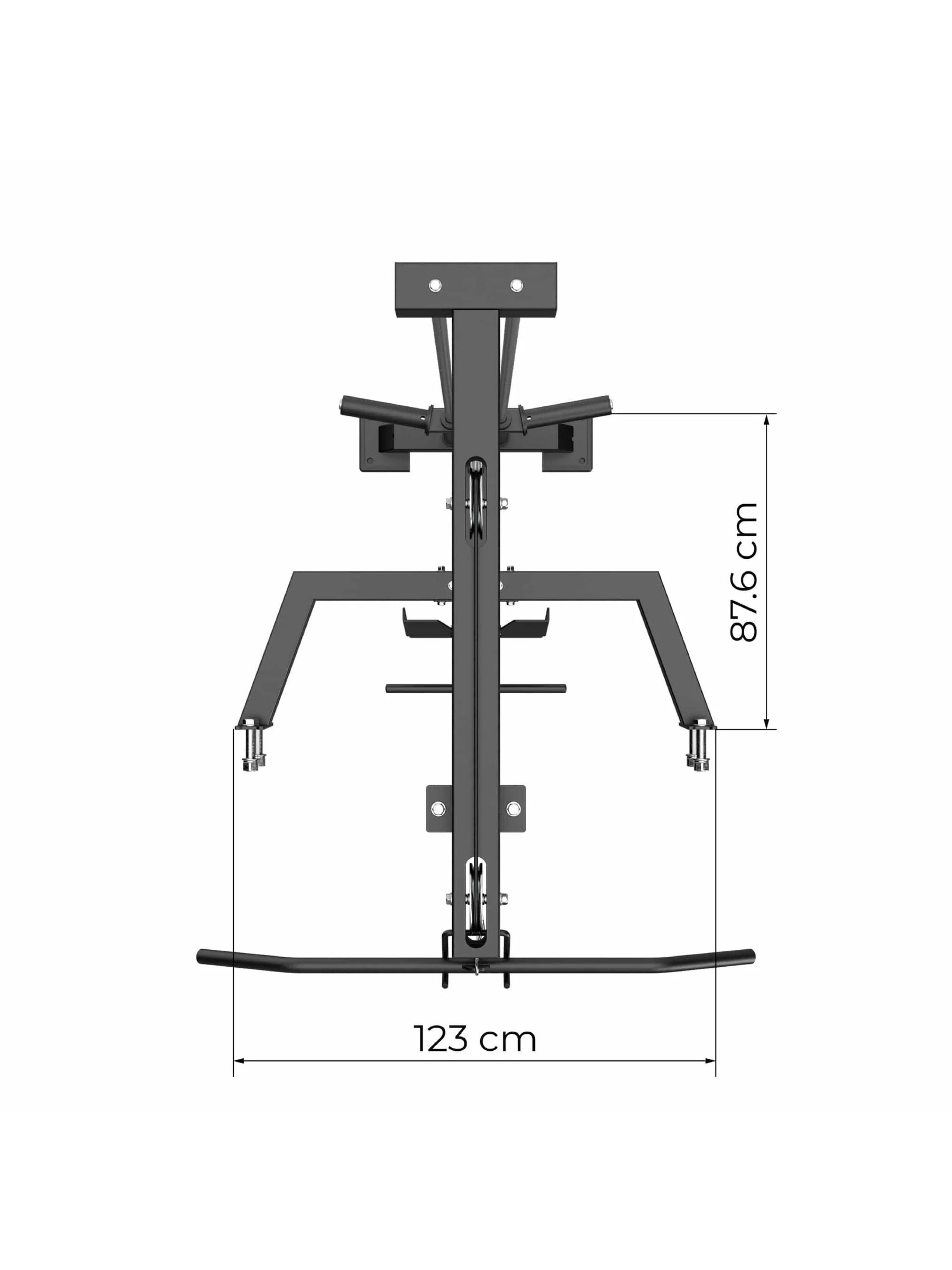 R8-Latzug mit Rudereinheit | Cable Cross für ein Rücken Rückentraining 4/6