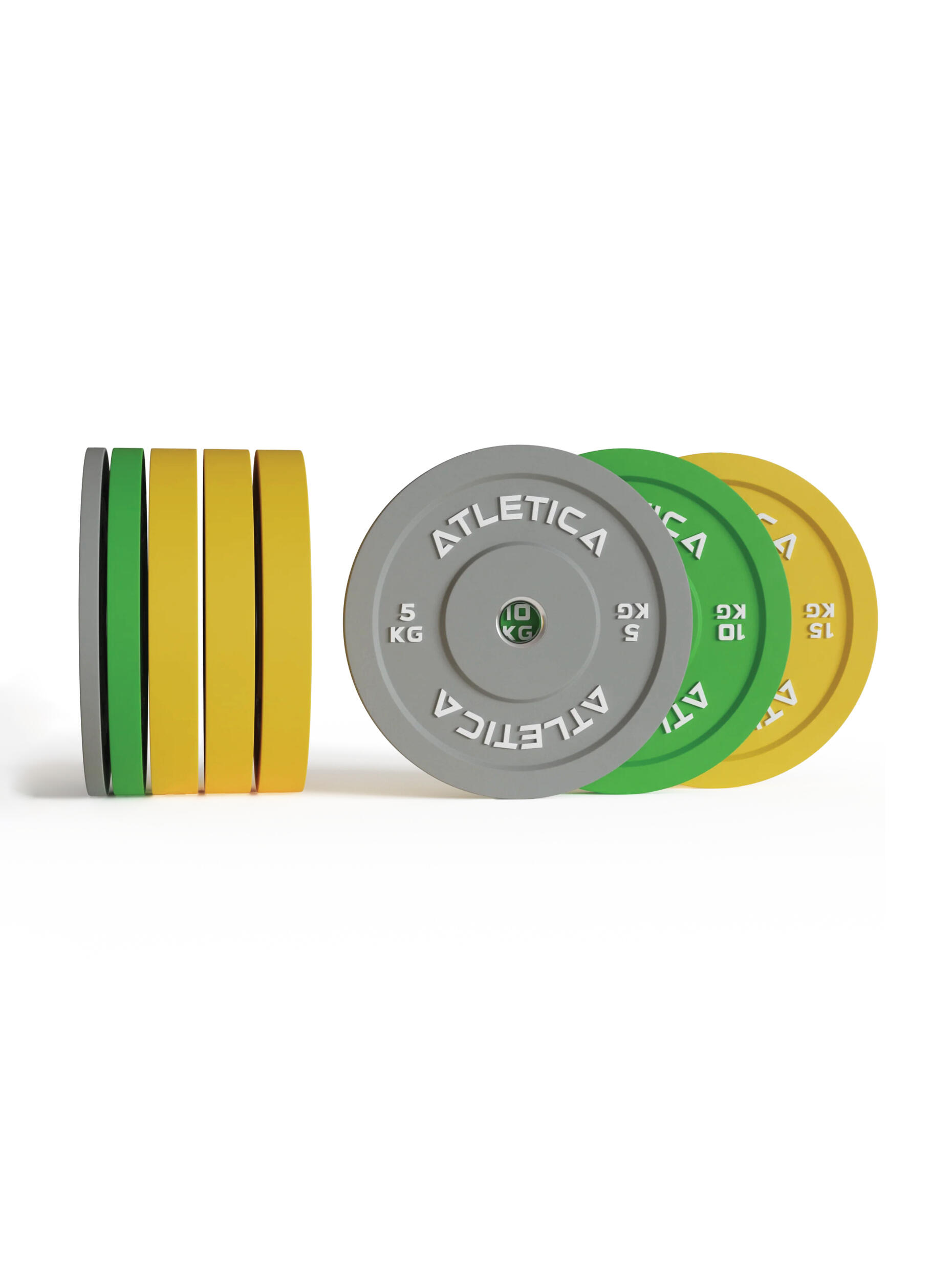 Color Bumper Plates Set | 90kg 3/3