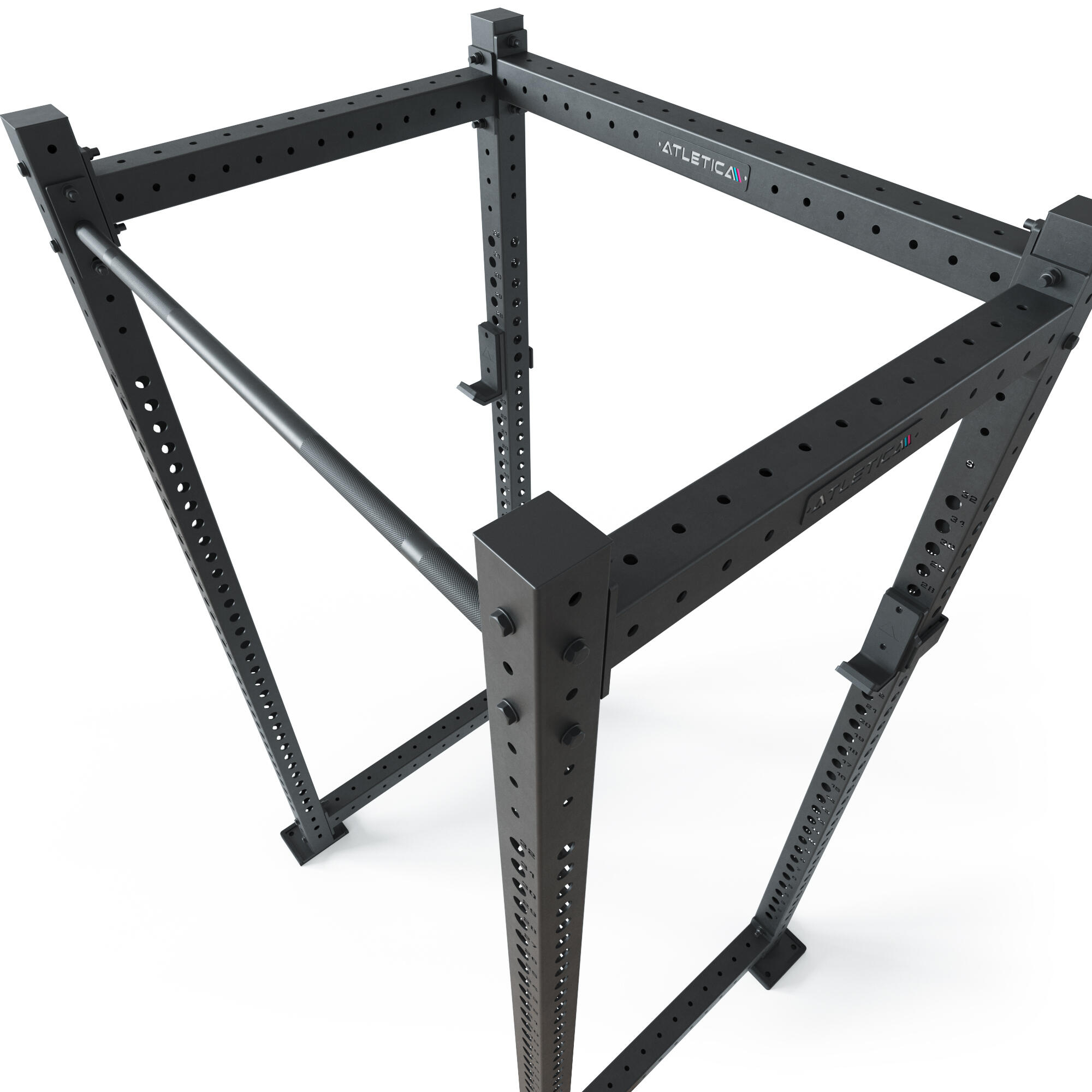 R8-Base1 Power Rack | Basismodell in Studioqualität | 226 cm Höhe 6/6