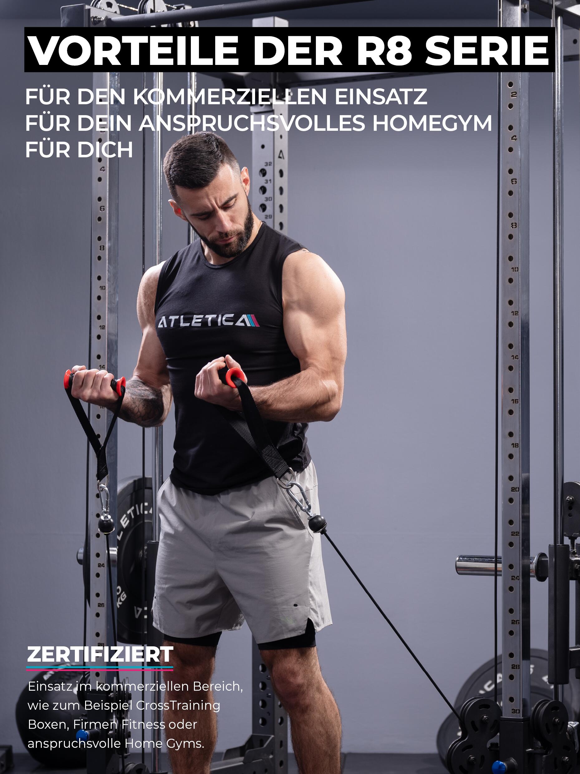 R8 Wall Rack | Für enge Home Gyms & Garagen geeignet | Wandmontage 7/7