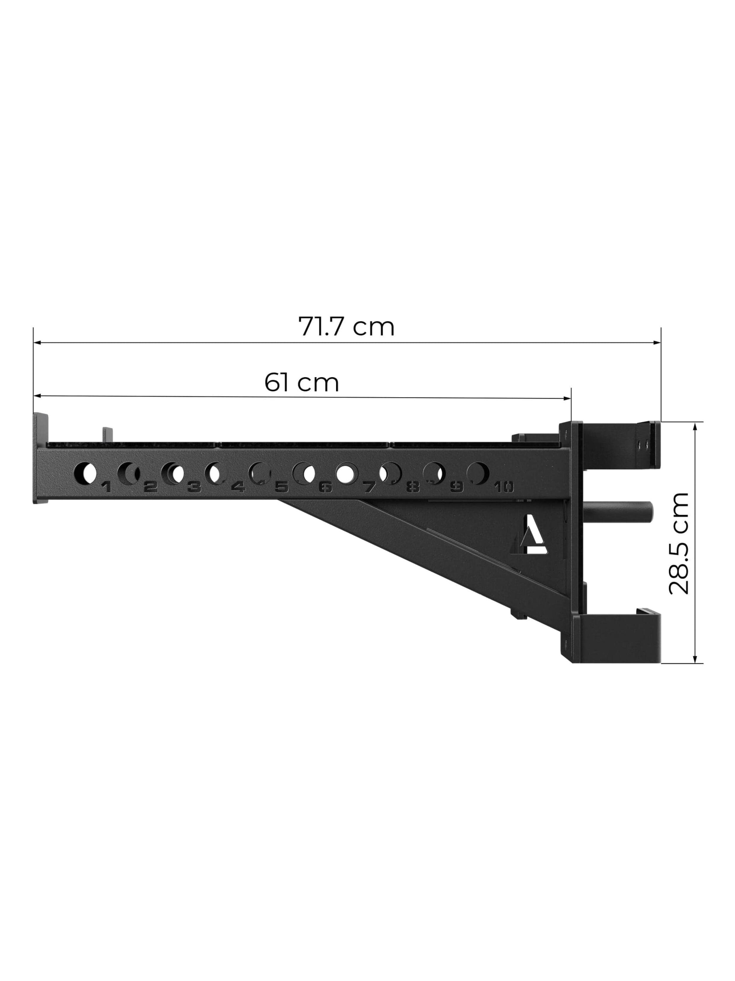 R8 Spotter Arme | Paar | 61 cm lang | Sicher trainieren, auch vorm Rack 3/6