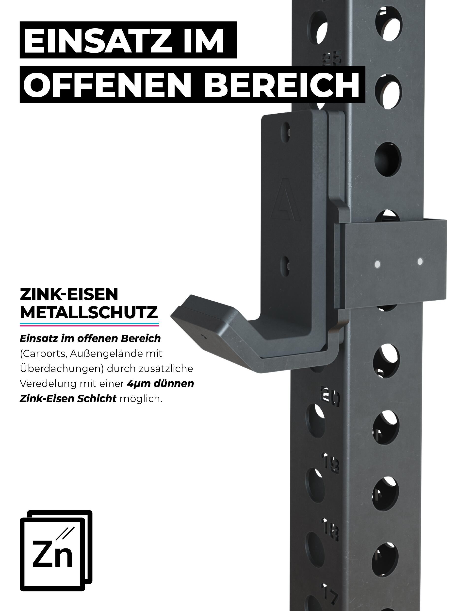 R8 Wall Rack | Für enge Home Gyms & Garagen geeignet | Wandmontage 5/7