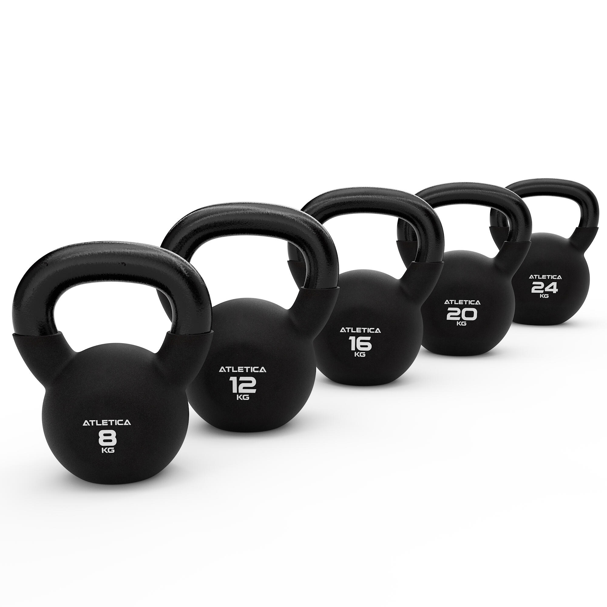 Kettlebells Set | Basic | 8kg 12kg 16kg 20kg 24kg | TÜV geprüft 1/7