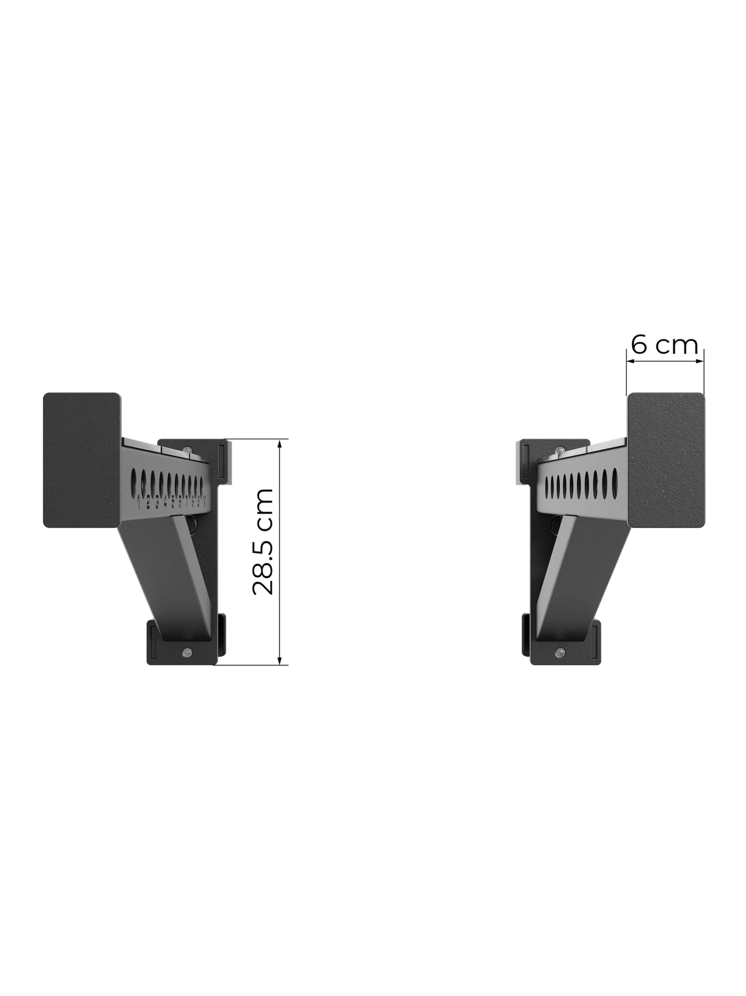 R8 Spotter Arme | Paar | 61 cm lang | Sicher trainieren, auch vorm Rack 4/6