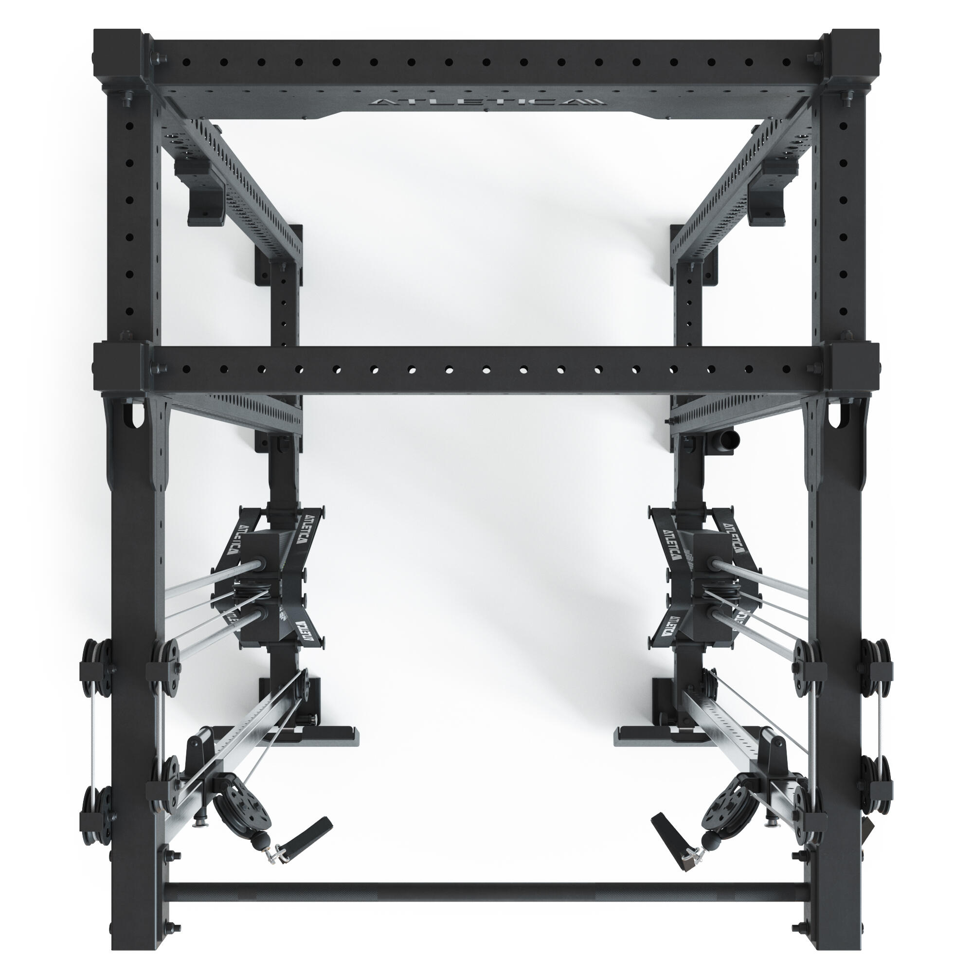 R8-Duality PRO Shallow Half Rack 42 cm Käfigtiefe |2x90 kg Steckgewicht 4/6