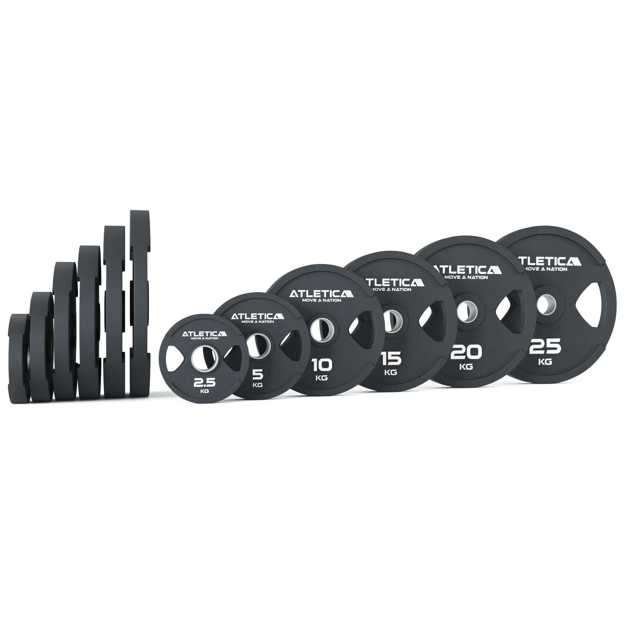 Dual-Gripper Hantelscheiben Set | 155kg | TÜV REACH Zertifikat 3/3