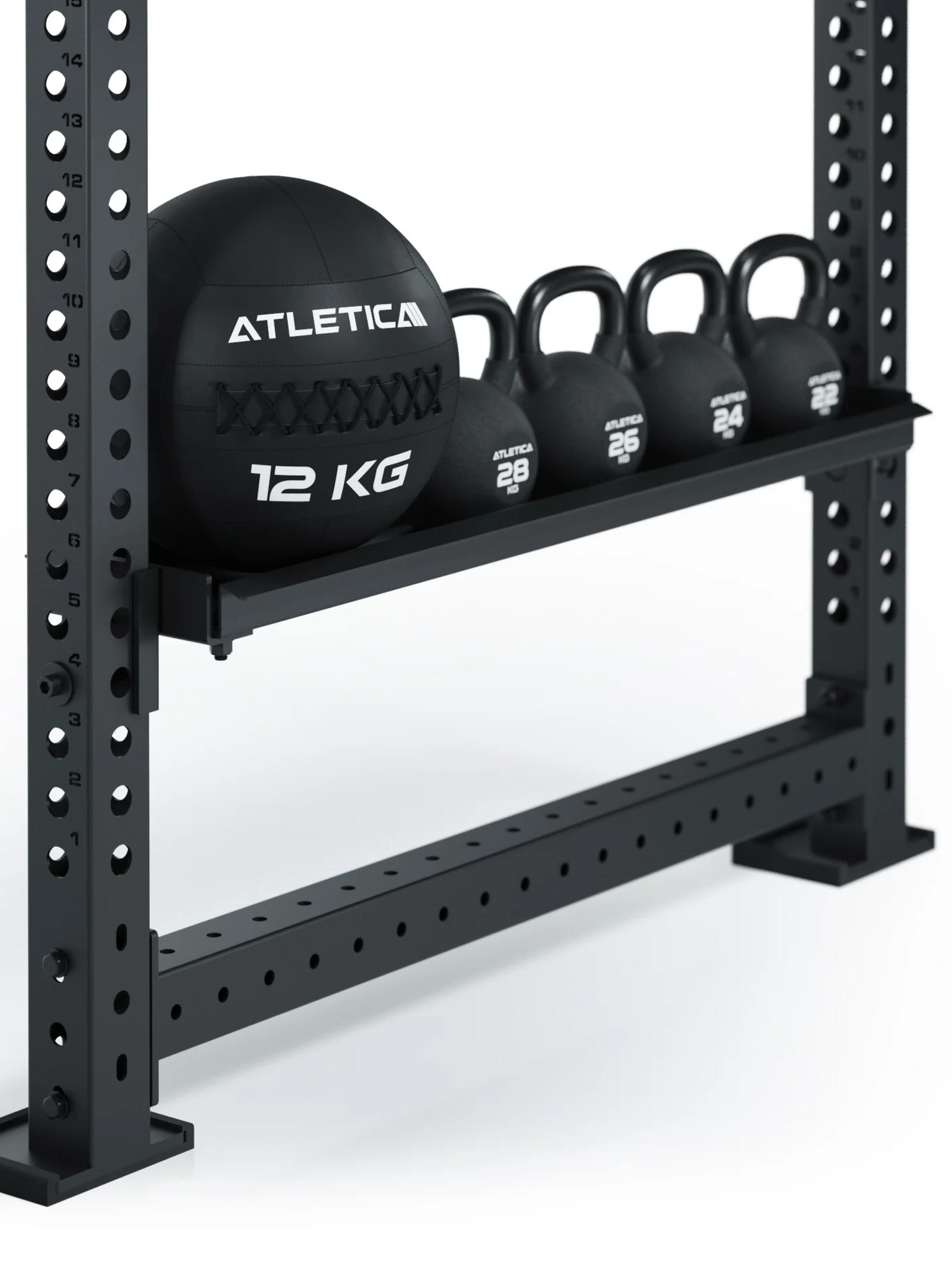 R8 Ablage Regal für Kettlebells | Sorgt für Ordnung | Hohe Tragkraft 2/7