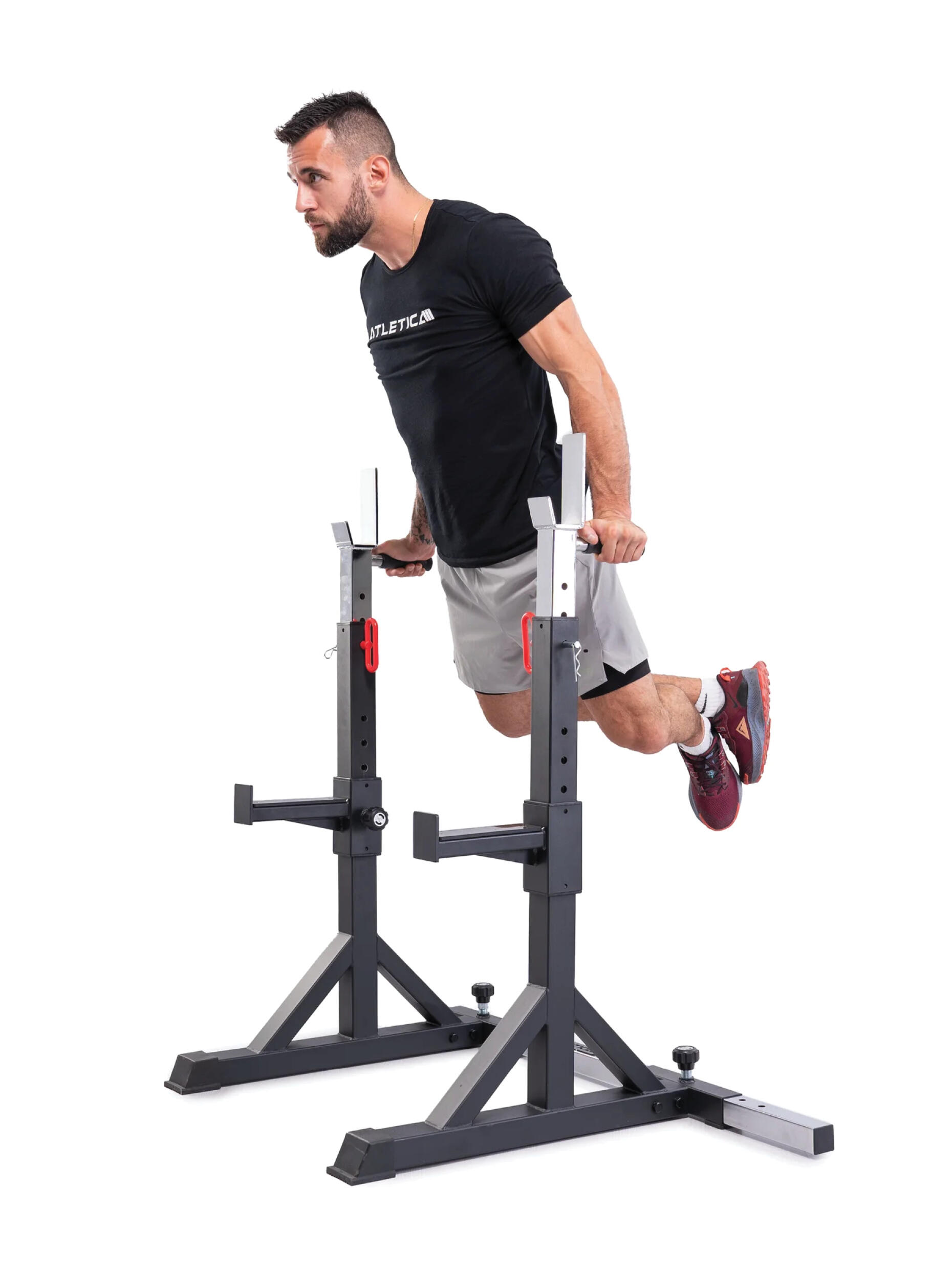 Free Stands Squat Rack | 3 kg leicht | Bis zu 250 kg belastbar | 1 Paar 7/7