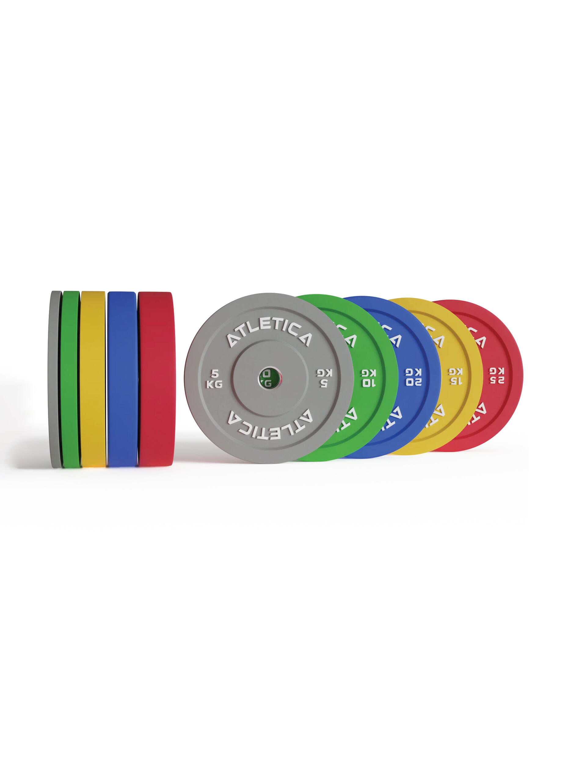 Color Bumper Plates Set | 150kg 3/3