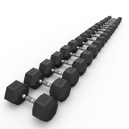 Hexagon Hantel Set | 2.5 kg - 25 kg ∣ Professioneller Bezug
