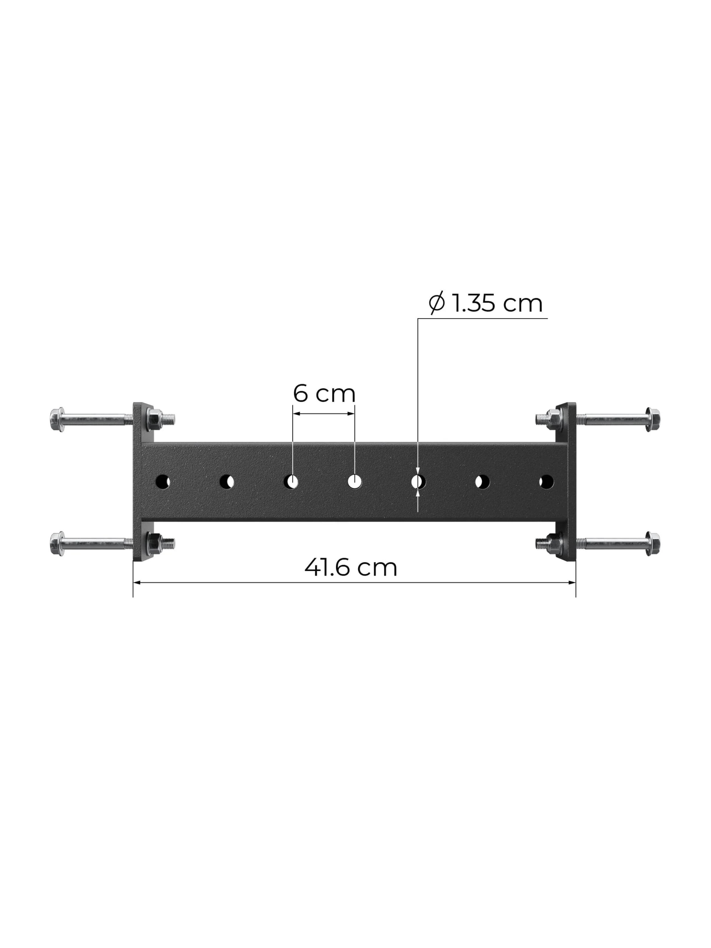 R8 42 cm Crossbar | Paarweise | Schwarz 5/5