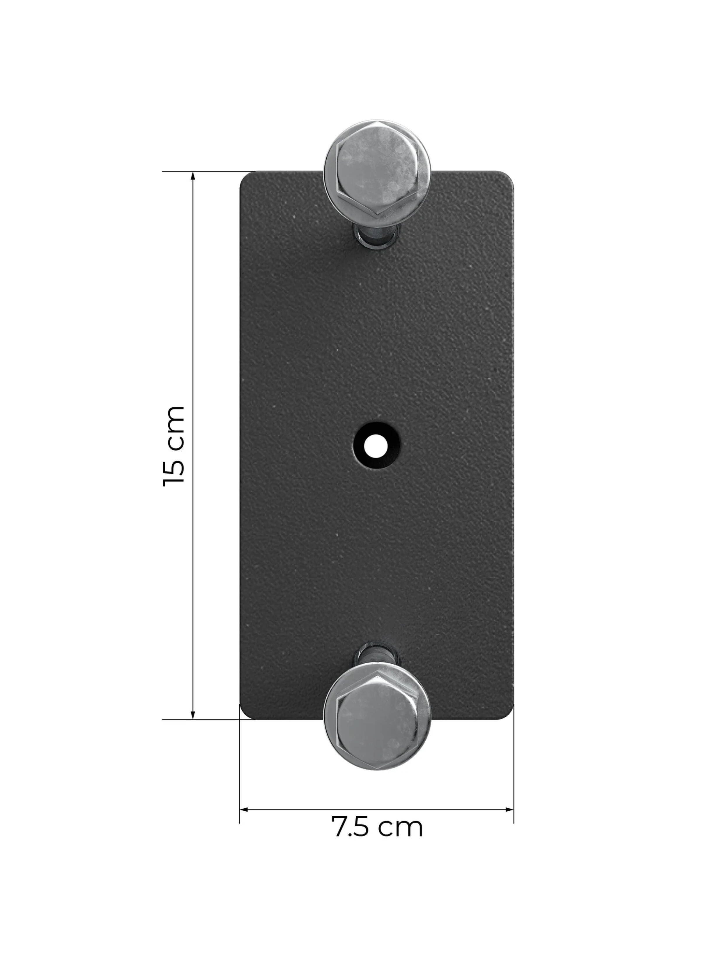 R8 42 cm Crossbar | Paarweise | Schwarz 4/5