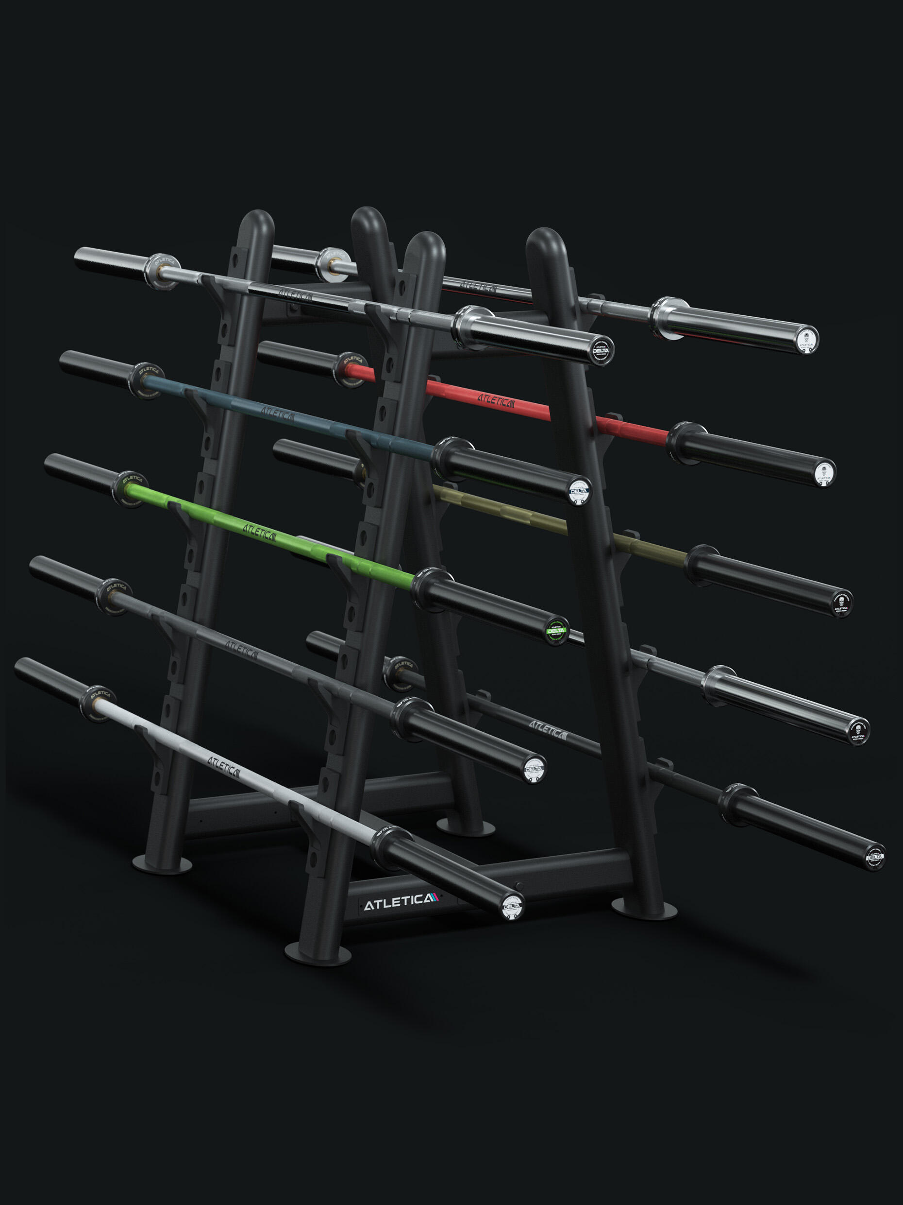 Langhantel-Ablage | Kompaktes Design | 800kg Belastbarkeit 2/7