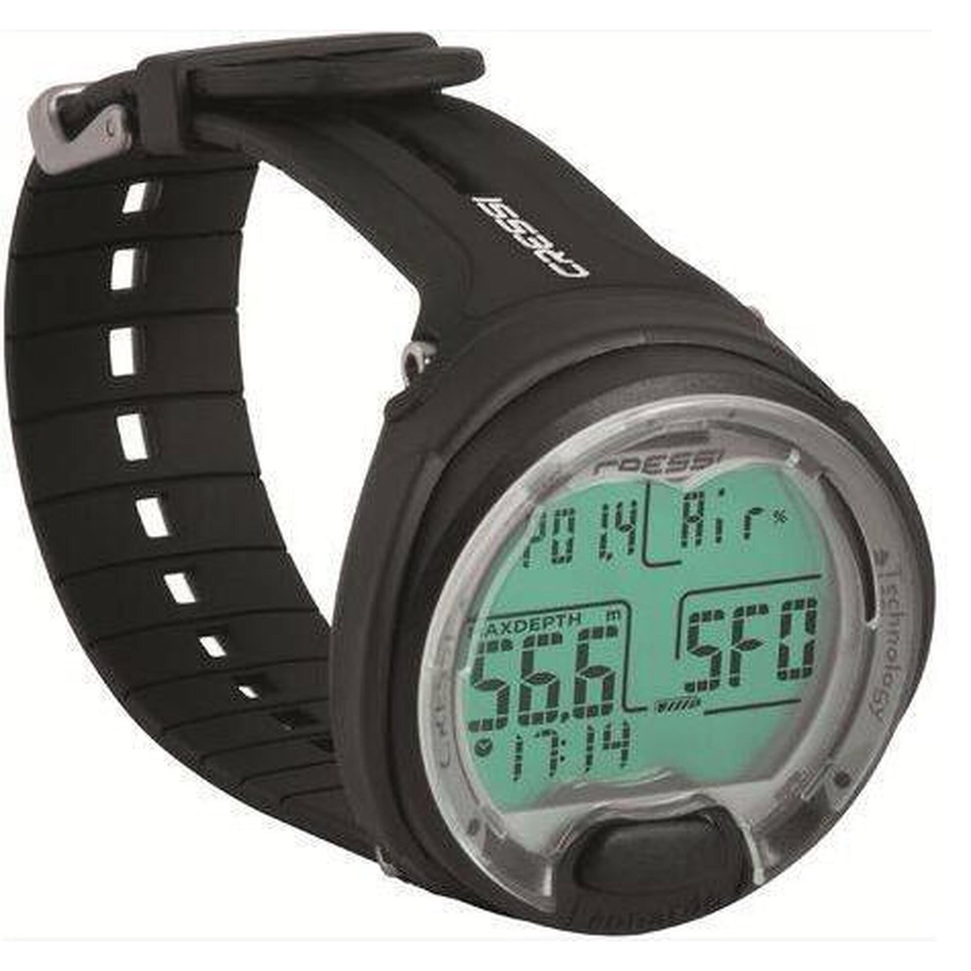 LEONARDO Adult Travel-friendly Scuba-Diving Diving Computer - Black