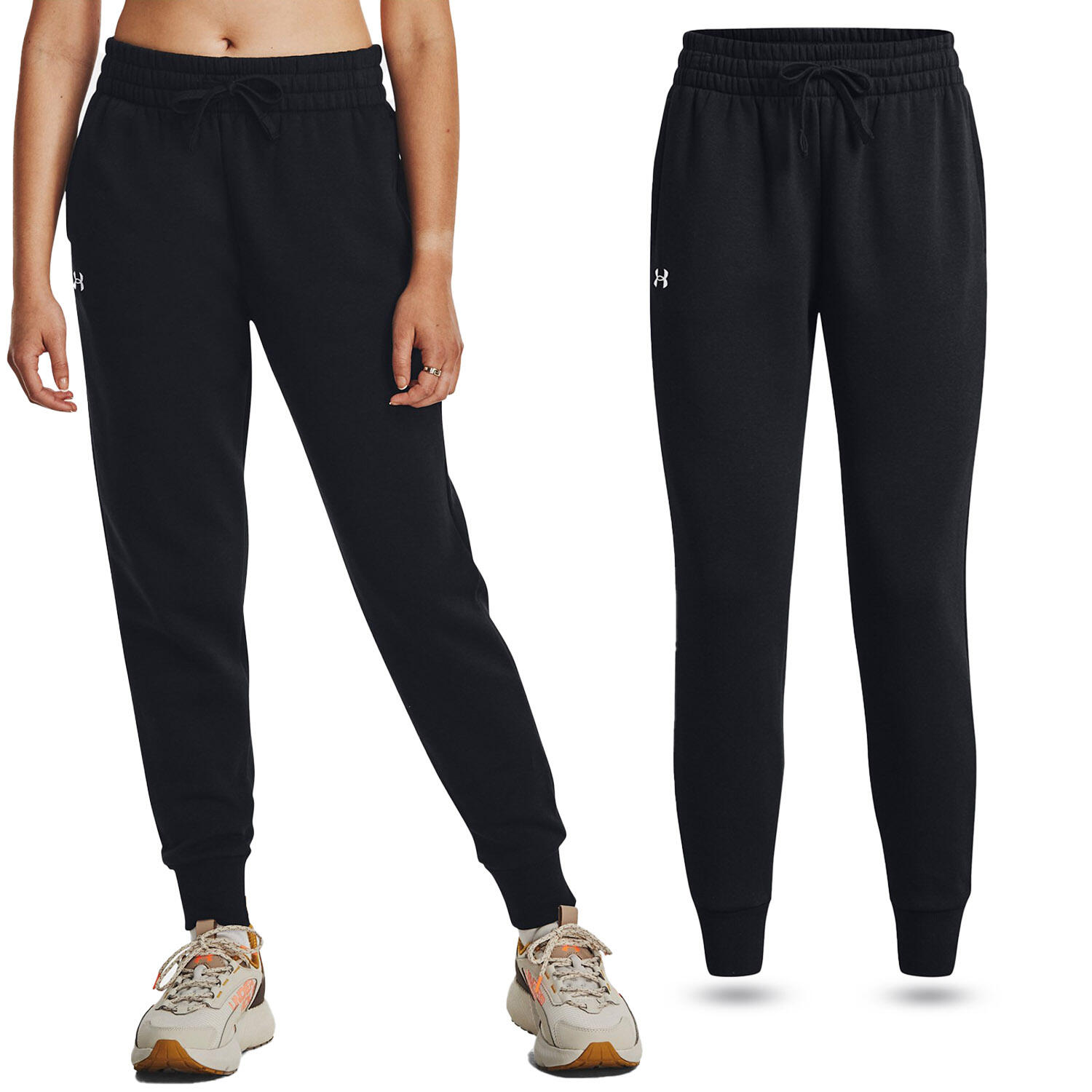 Spodnie dresowe damskie Under Armour Rival Fleece joggery 1/7