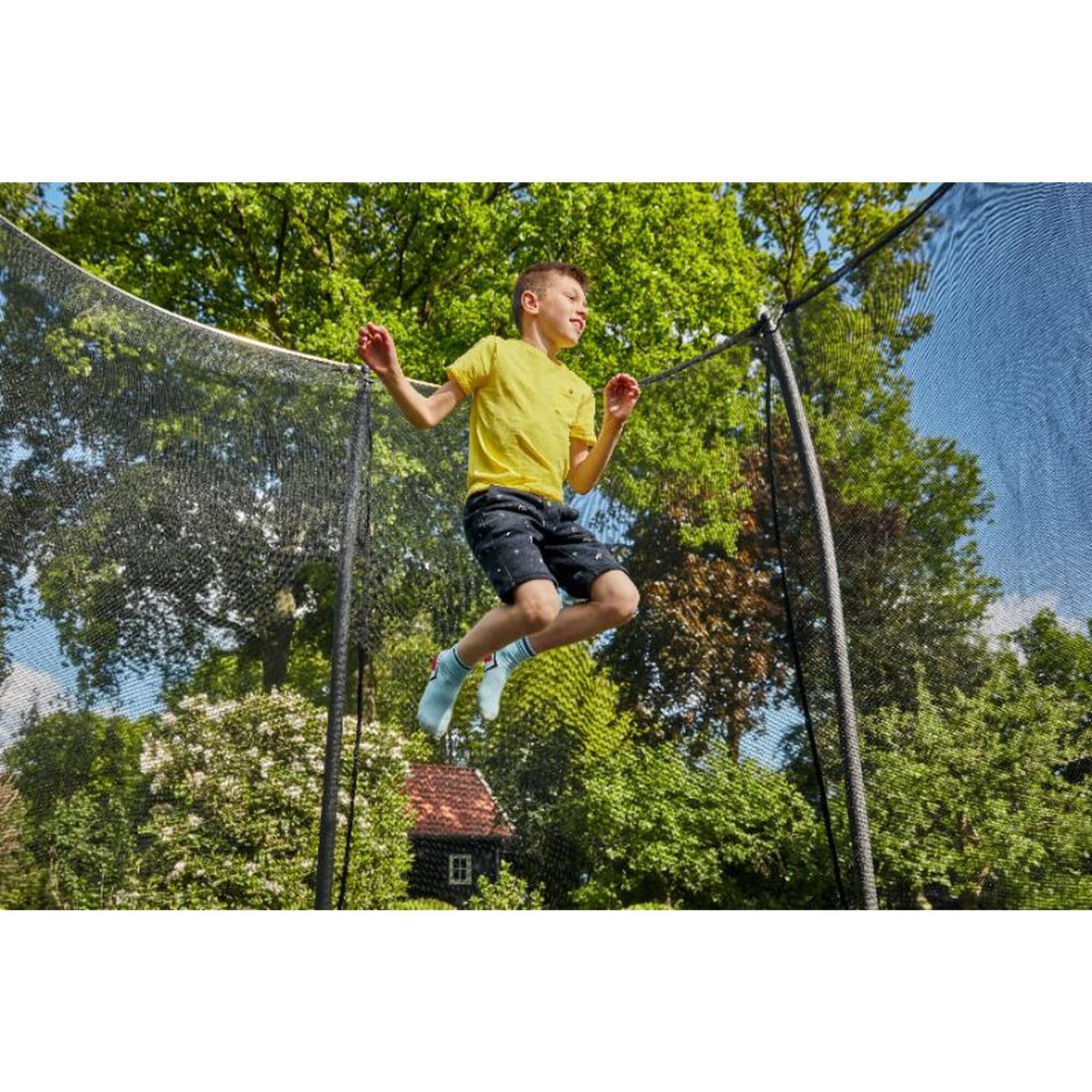 Trampoline - Édition Confort - 427 cm - Rond Vert