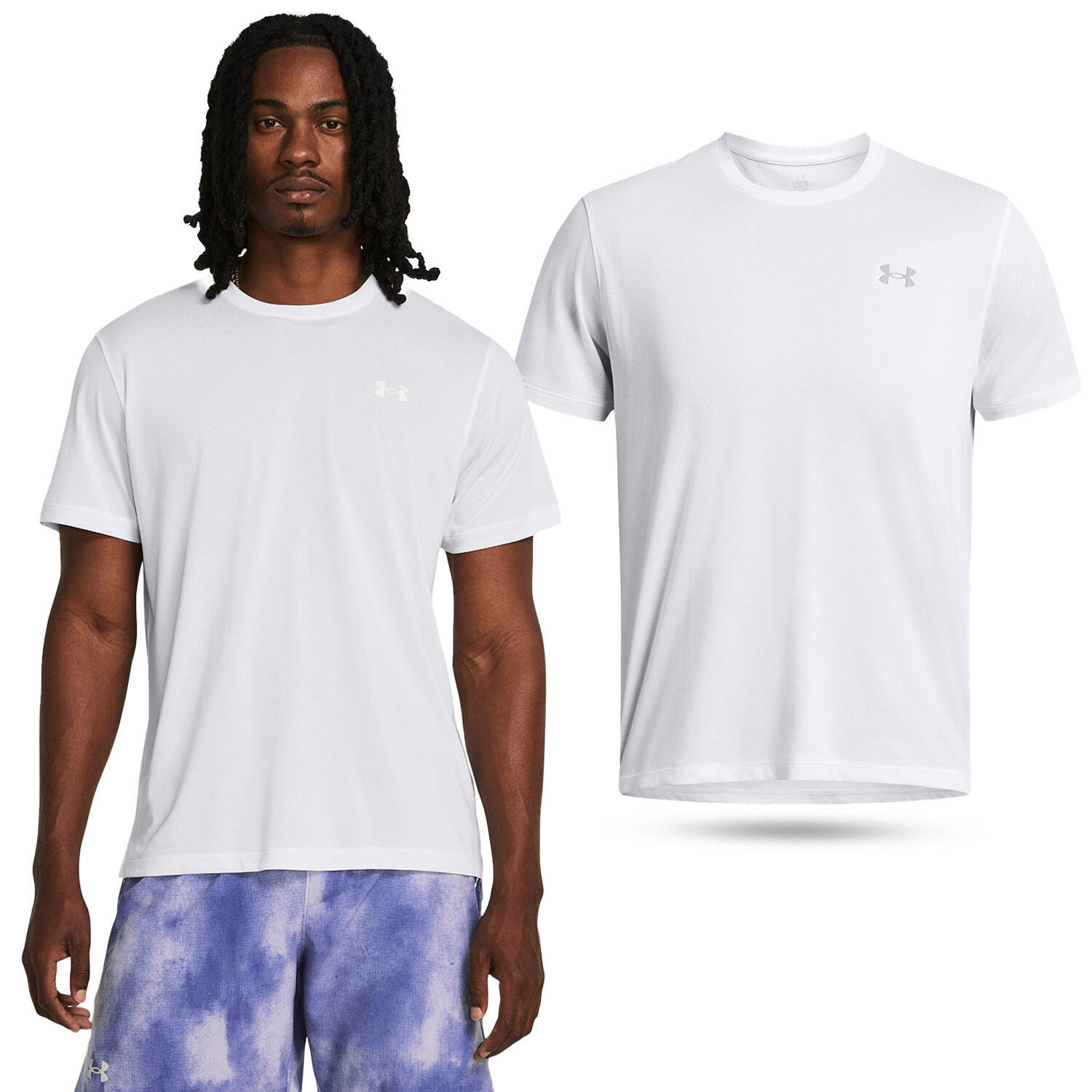 Under Armour - T-shirt Under Armour Modèle 1382582-100 Pour Homme - T-shirt Manches Courtes - Blanc - Decathlon