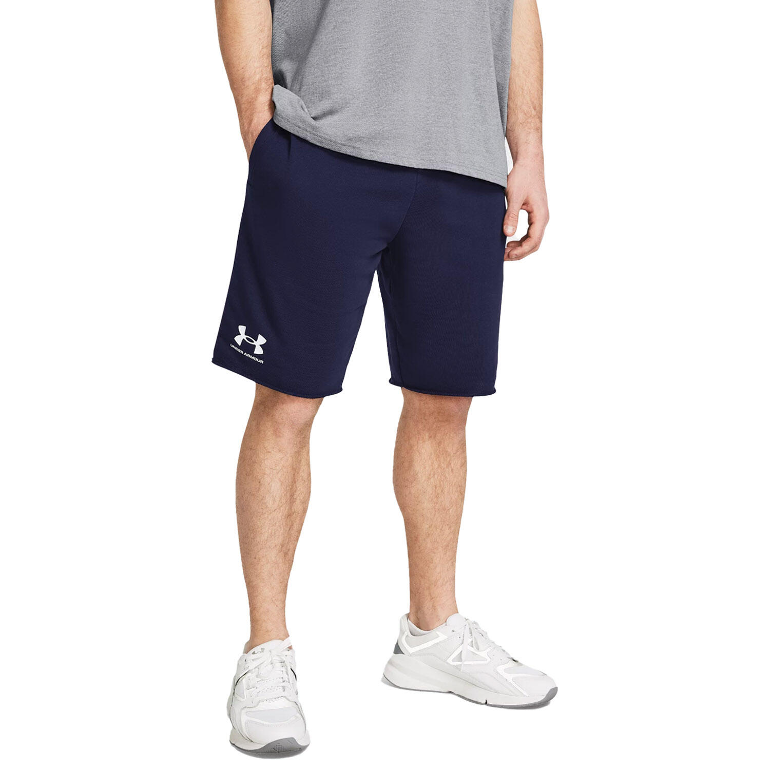 Korte broek Under armour RIVAL TERRY voor mannen 5/6
