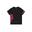 T-shirt Padel pour hommes - Pala print joueur de gauche, noir/rouge