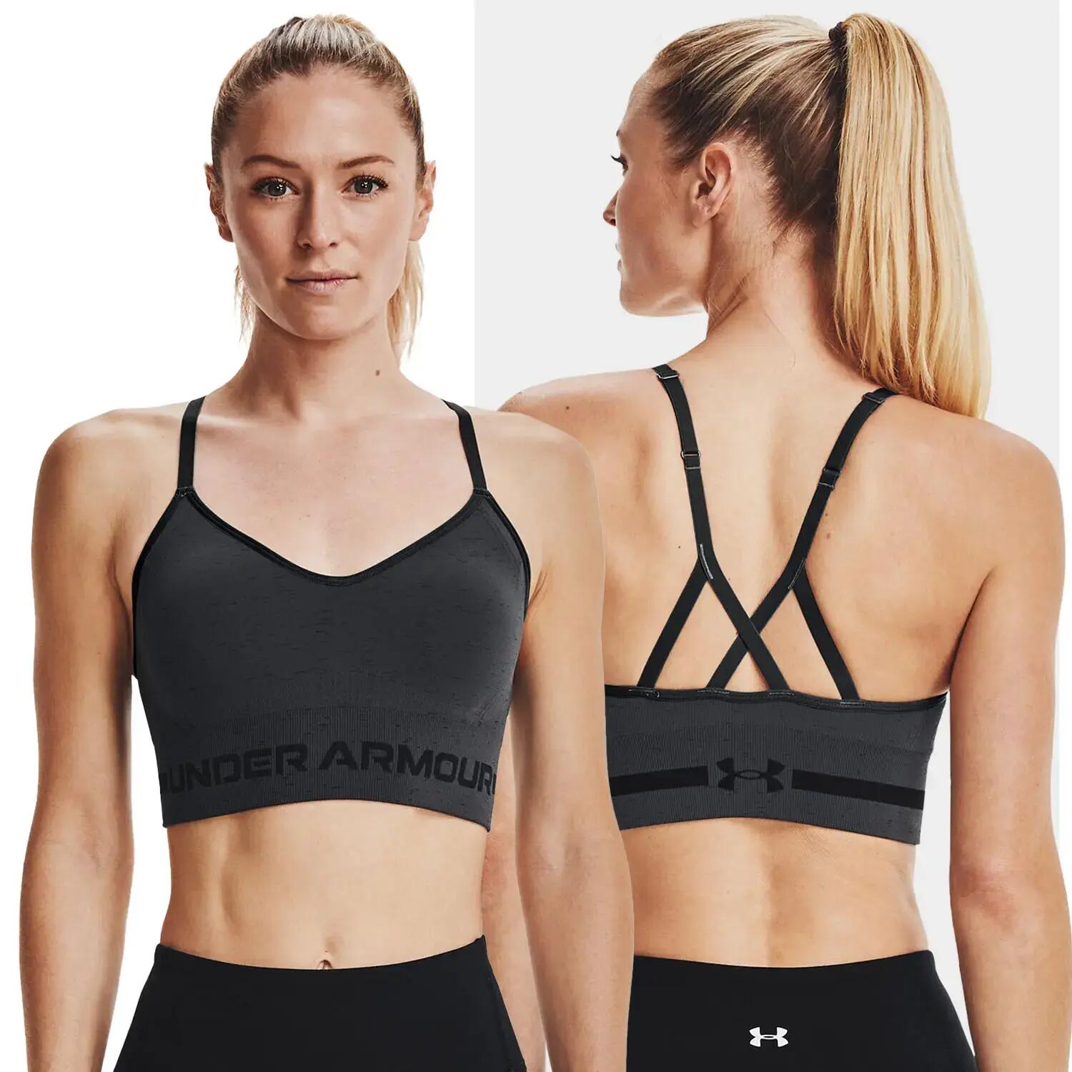 UA Seamless Low Long Htr Bra 1/7