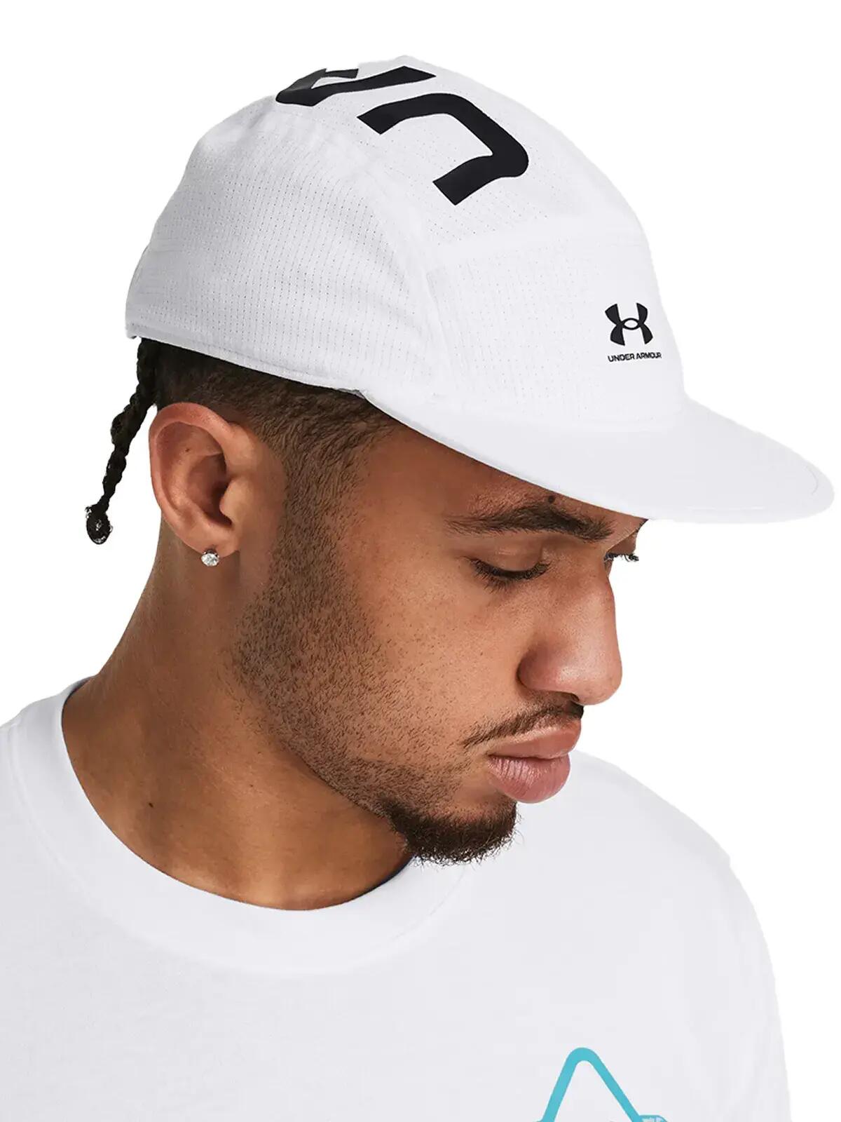 Casquette Course À Pied Motif/style Logo ARMOURVENT Homme (Blanc) 5/5