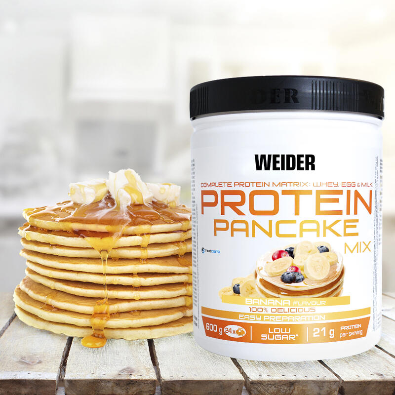 Weider - Protein Pancake Mix 600 g - Mistura para panquecas proteicas