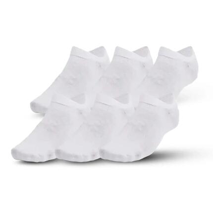 Lot De 6 Socquettes Discrètes ESSENTIAL Femme (Blanc)
