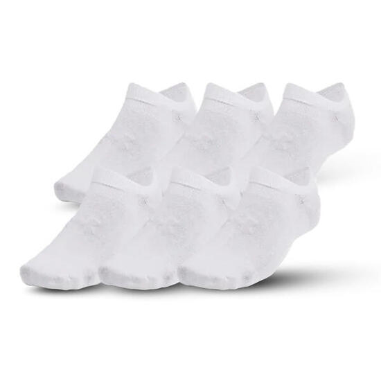 Lot De 6 Socquettes Discrètes ESSENTIAL Femme (Blanc)