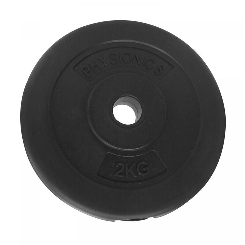 Set discuri din plastic umplute cu cimnet, 2 x 2kg, Physionics