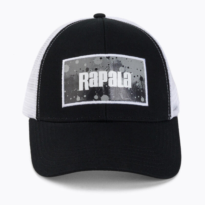 Șapcă pescuit la răpitori Rapala Splash Trucker Caps neagră