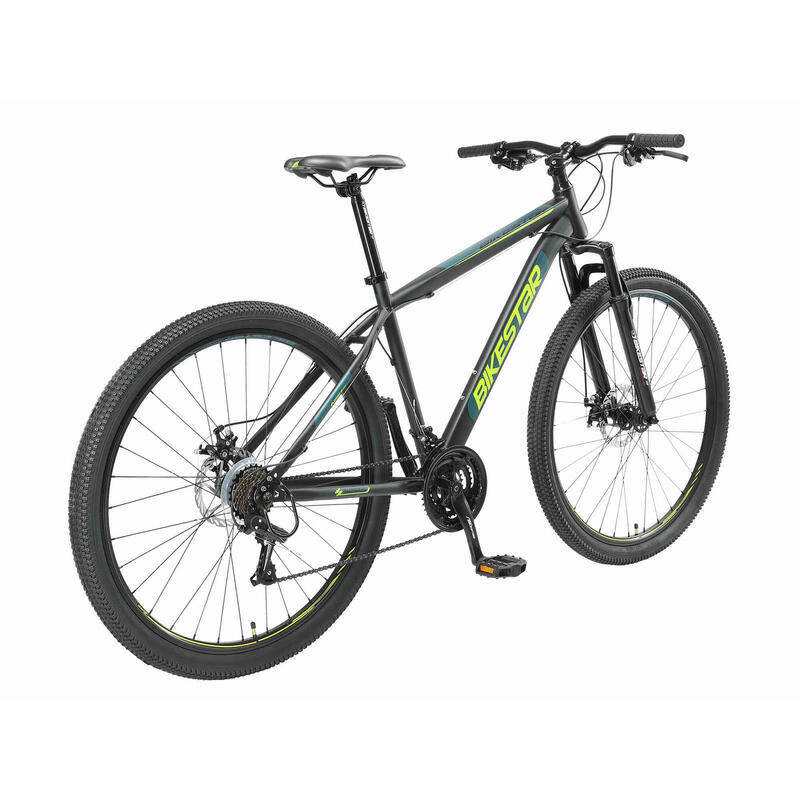 Bicicleta de montaña 29" acero BIKESTAR city mtb negro