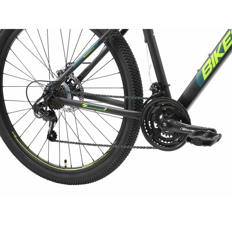 Bicicleta de montaña 29" acero BIKESTAR city mtb negro