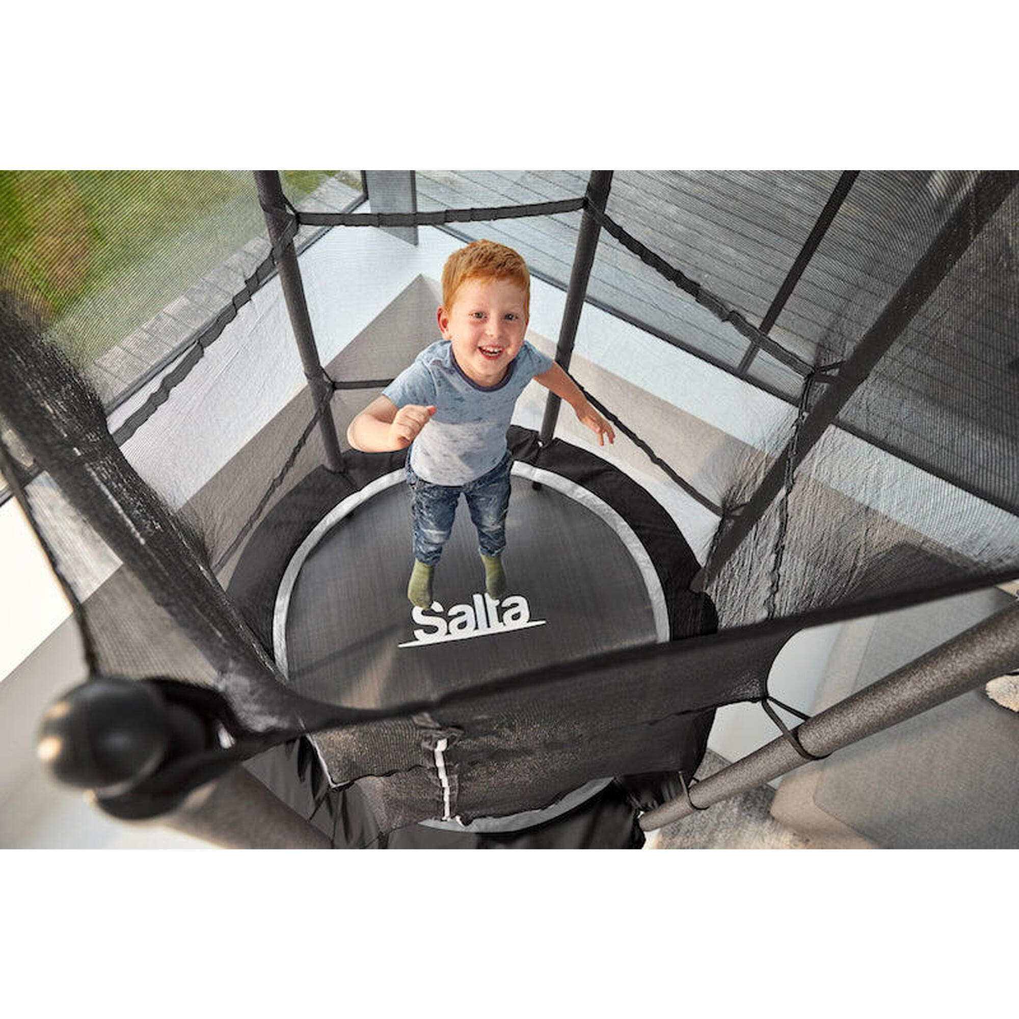 Trampoline Junior - 140 cm - Rond Roze