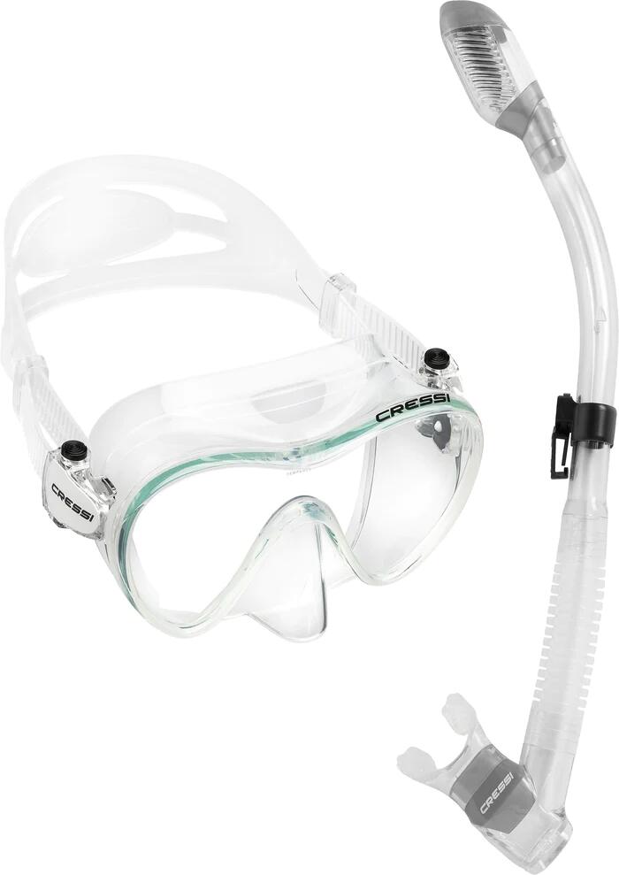 Cressi Zestaw Maska F1 + Fajka Supernova Dry zestaw do snorkelingu i nurkowania 2/3