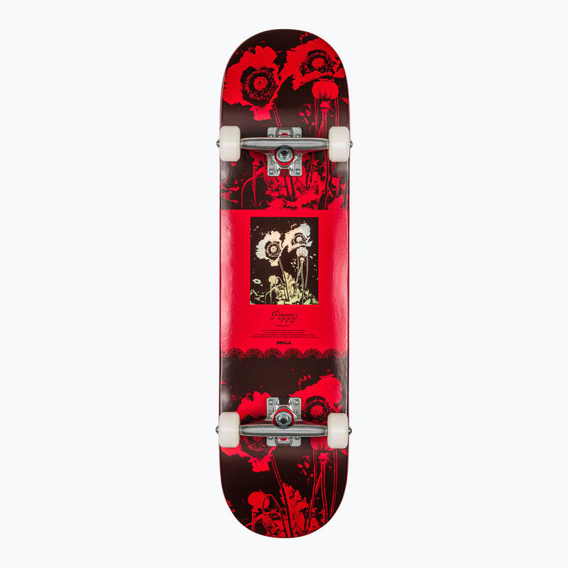 Skateboard complet adulți model Clasic Blossom, roșu