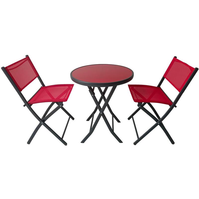 Stół kempingowy Enero składany + 2 krzesła