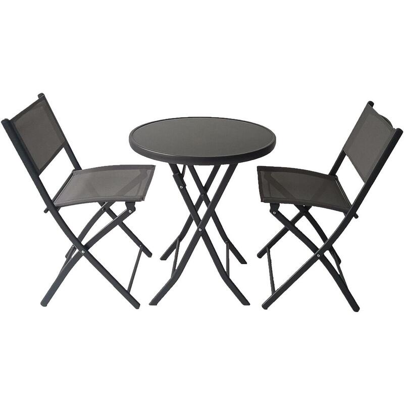Stół kempingowy Enero składany + 2 krzesła